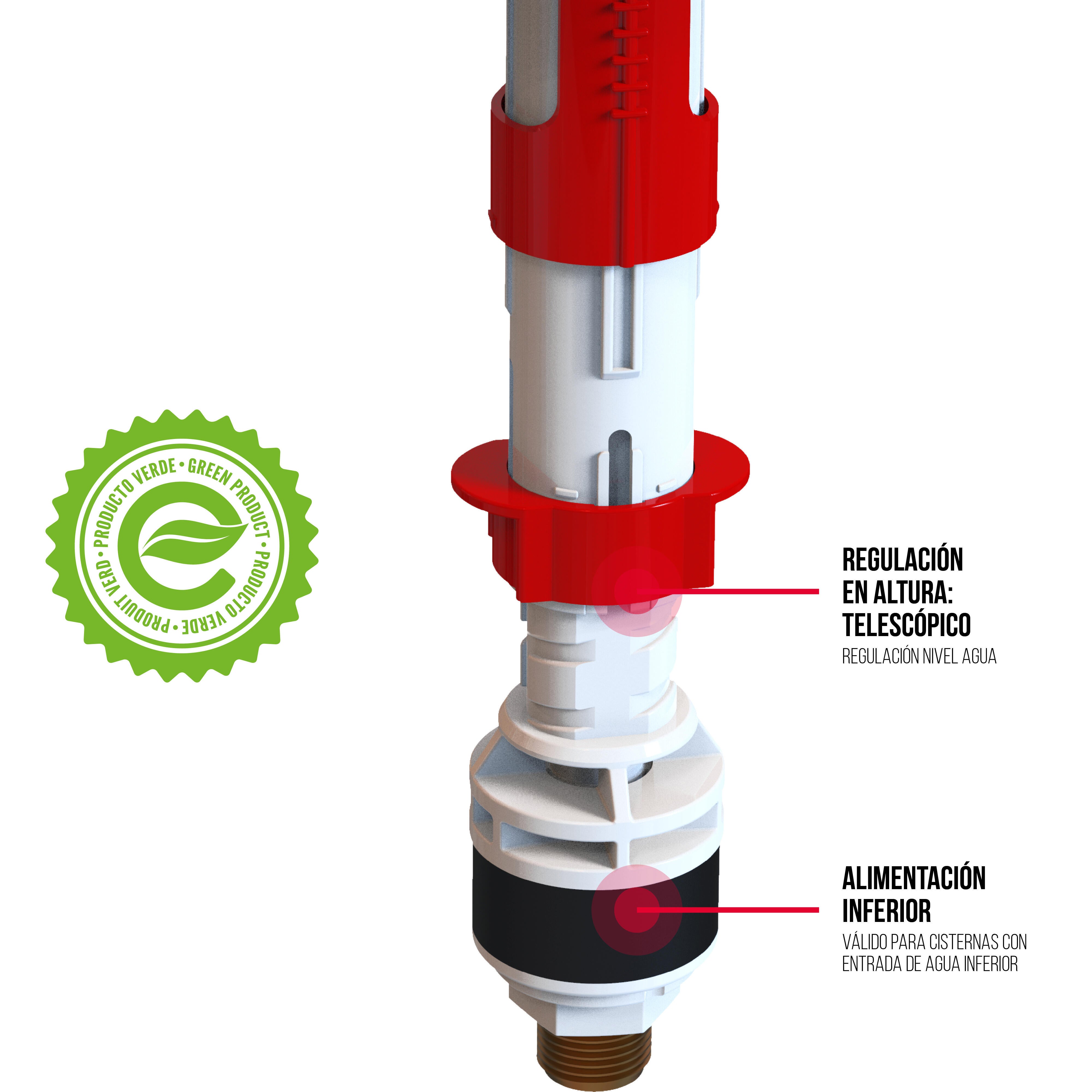 Grifo alimentación COMPACT FENYX inferior - 5