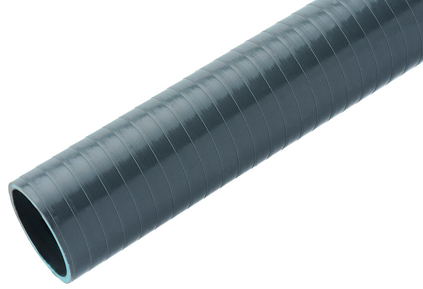 Tubo pvc evacuacion flexible 40mm 1m gris