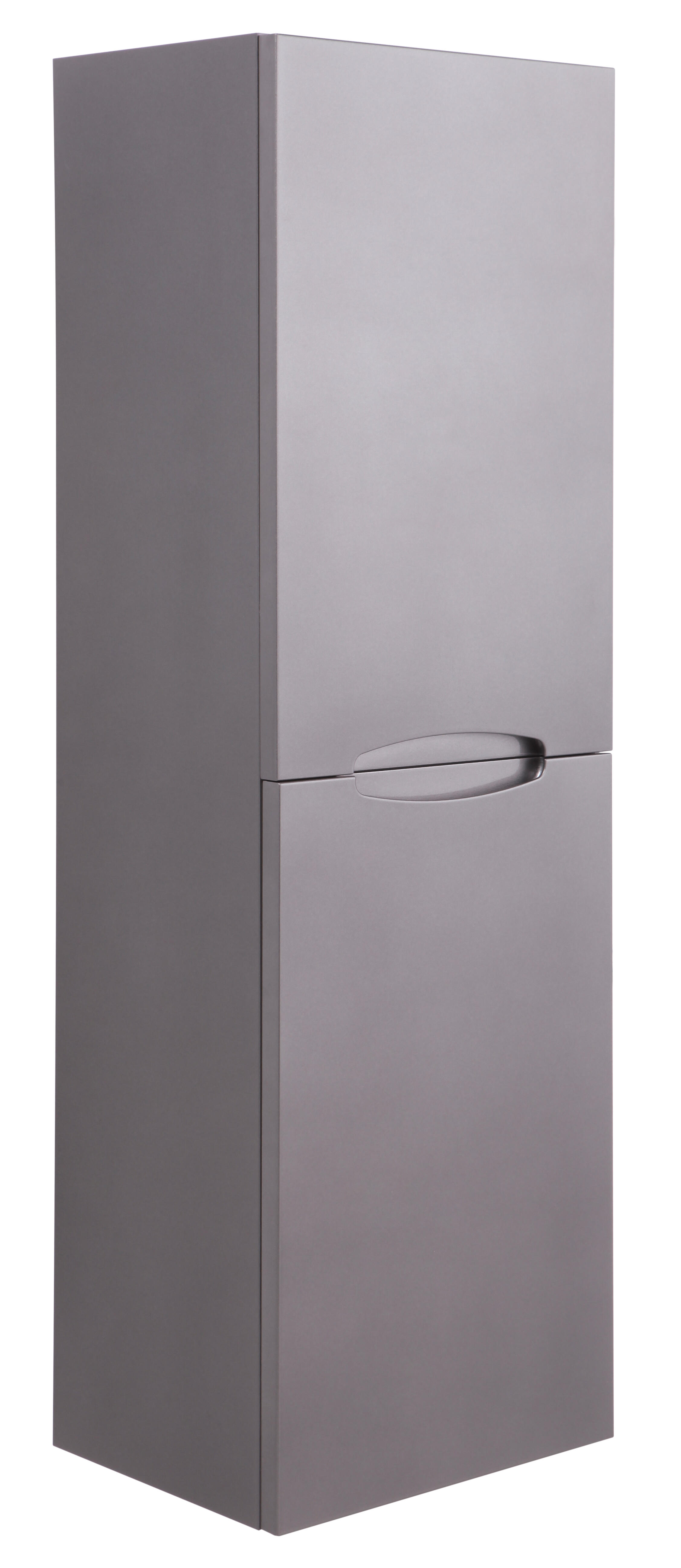 Columna de baño asimétrico gris grafito 35x110x27 cm