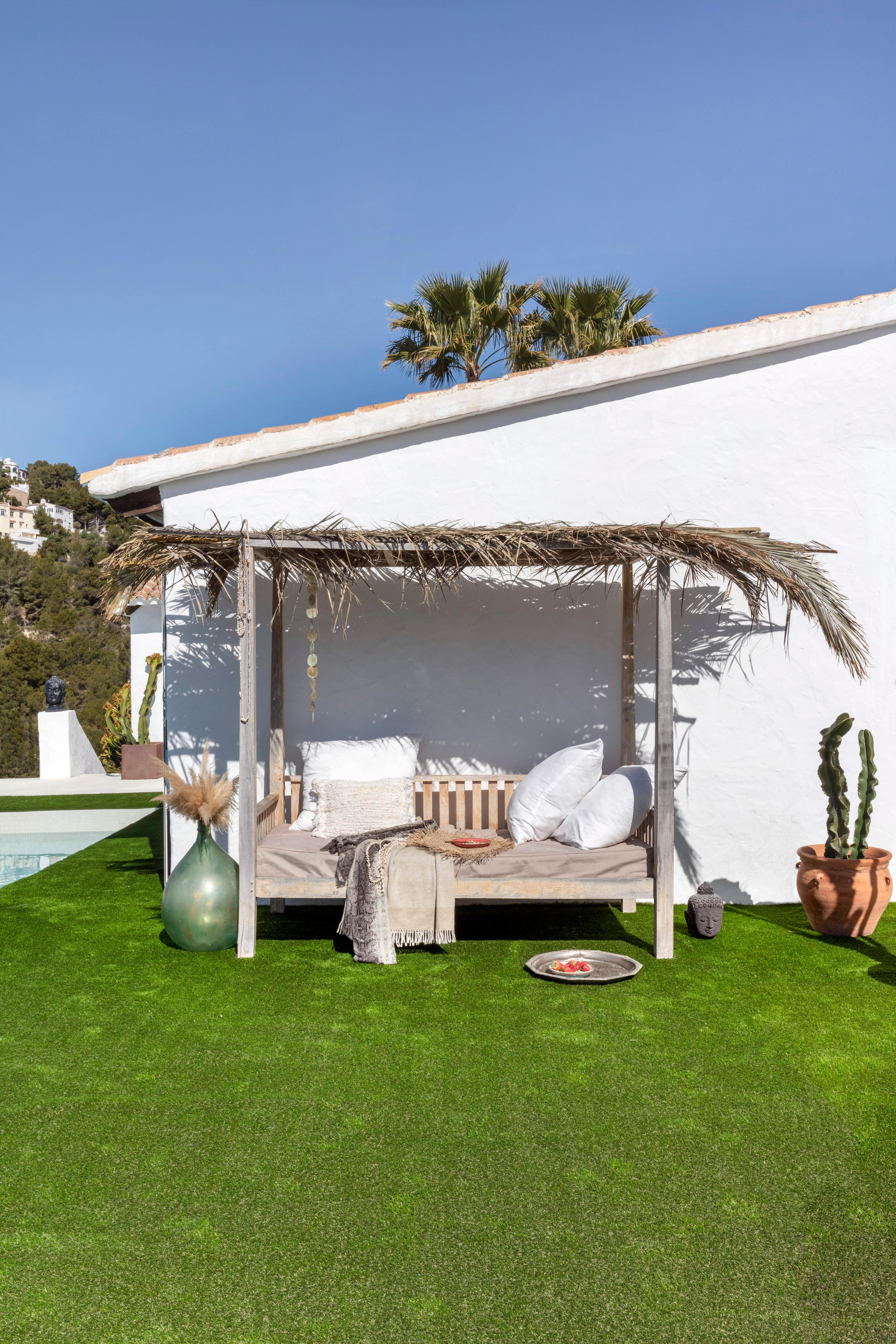 Rolo de relva artificial NATERIAL MILOS 40MM 1X5M 5% reciclado 19950 pontadas m2 e 1020 DTex - 4