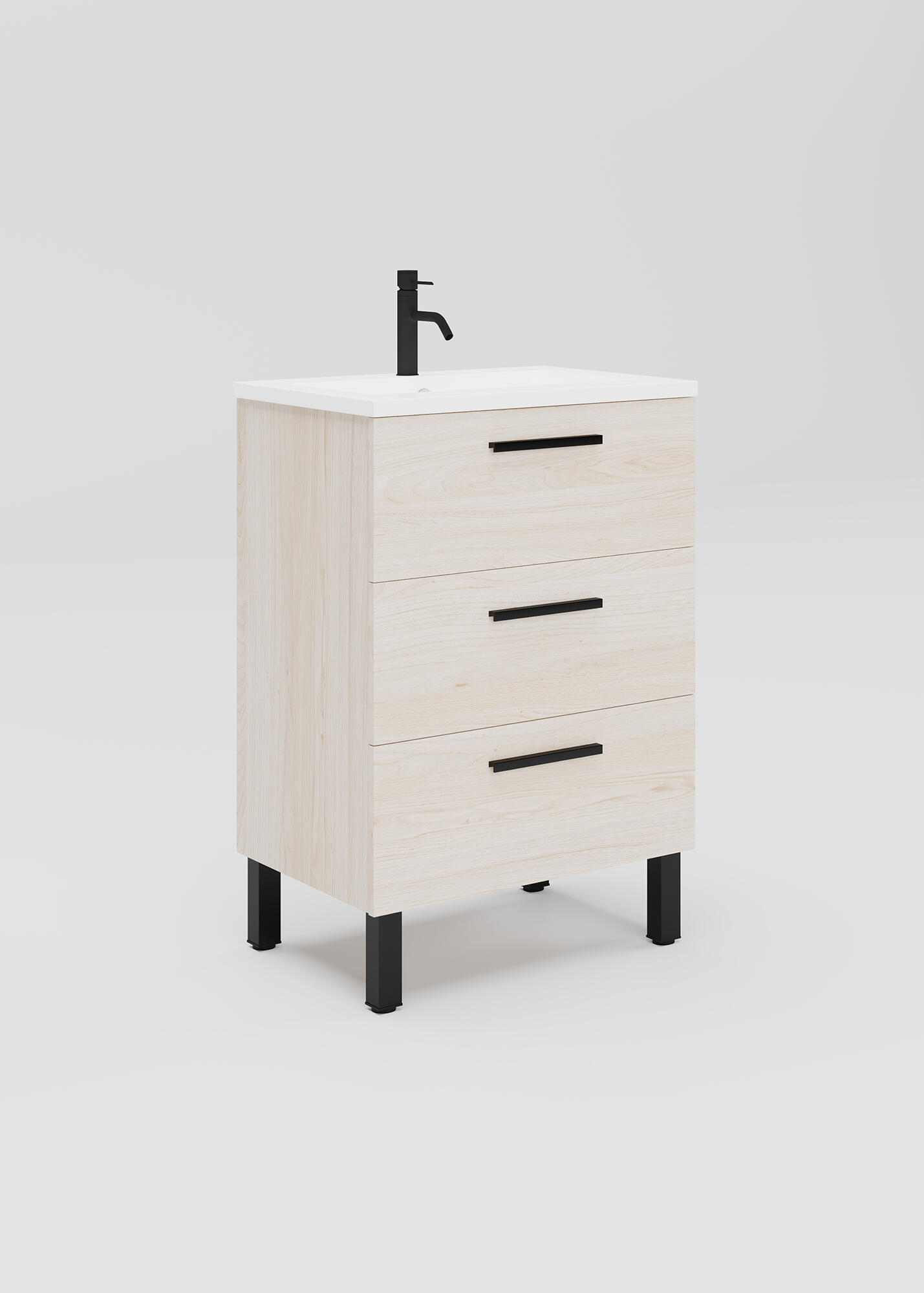 Mueble de baño madrid marrón 50x39 cm