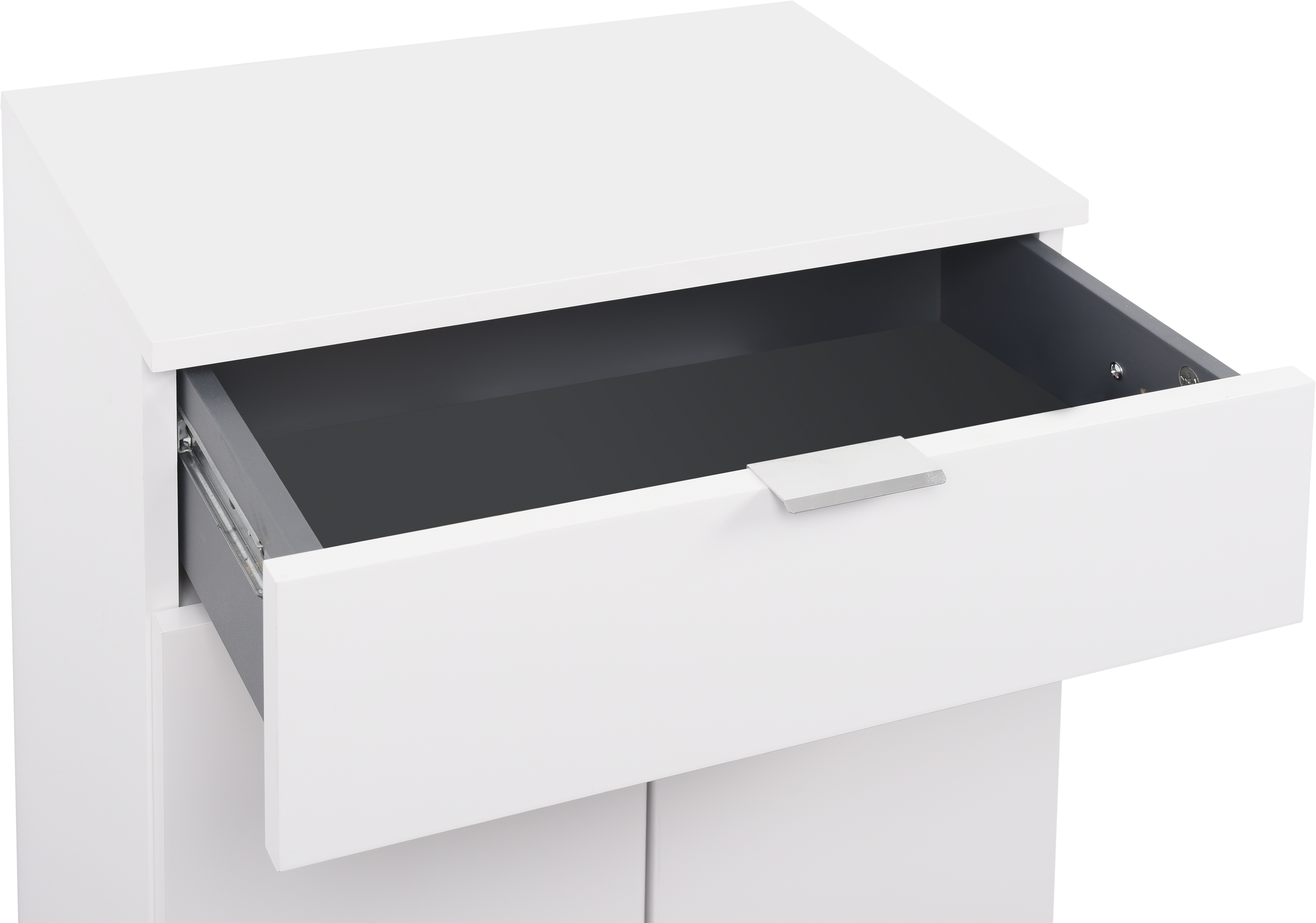 Base a terra Essential SENSEA 1 cassetto 2 ante P 32 x L 50 x H 84 cm bianco laccato truciolare - 15