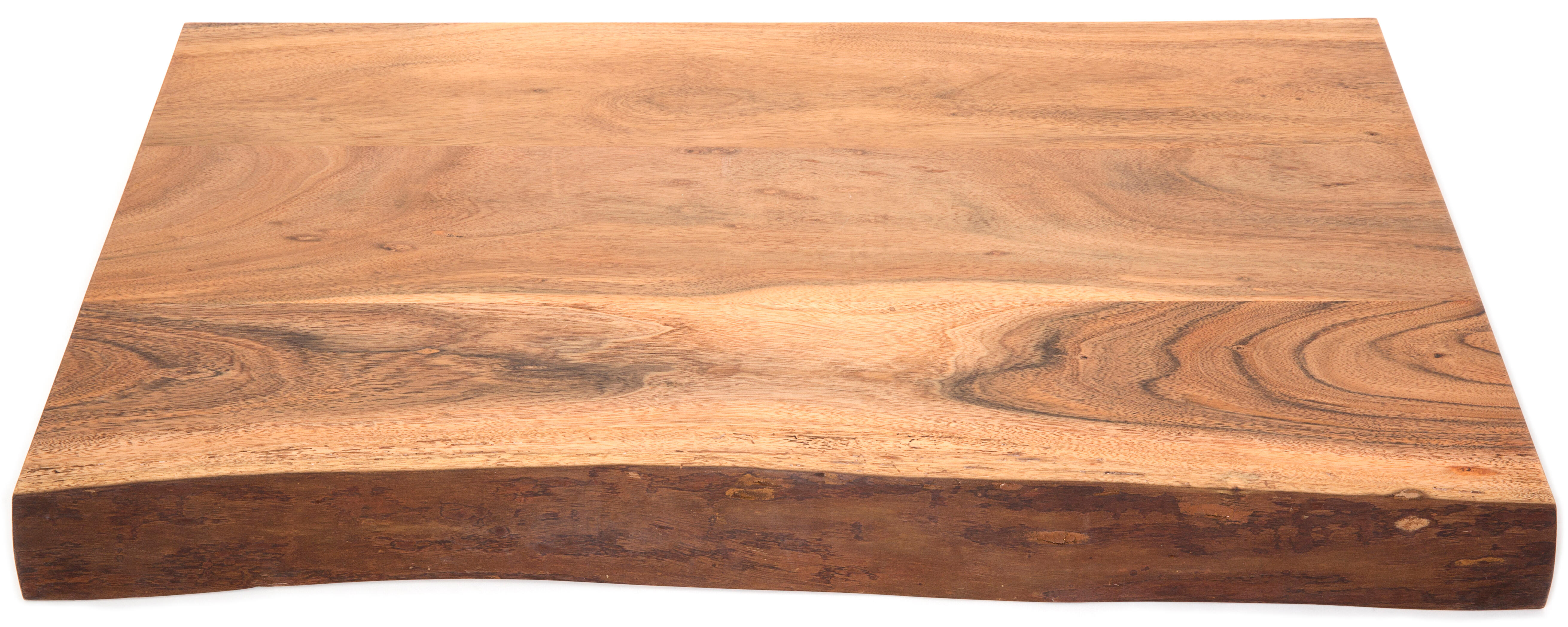 Encimera lavabo acacia marrón 80x50x5 cm