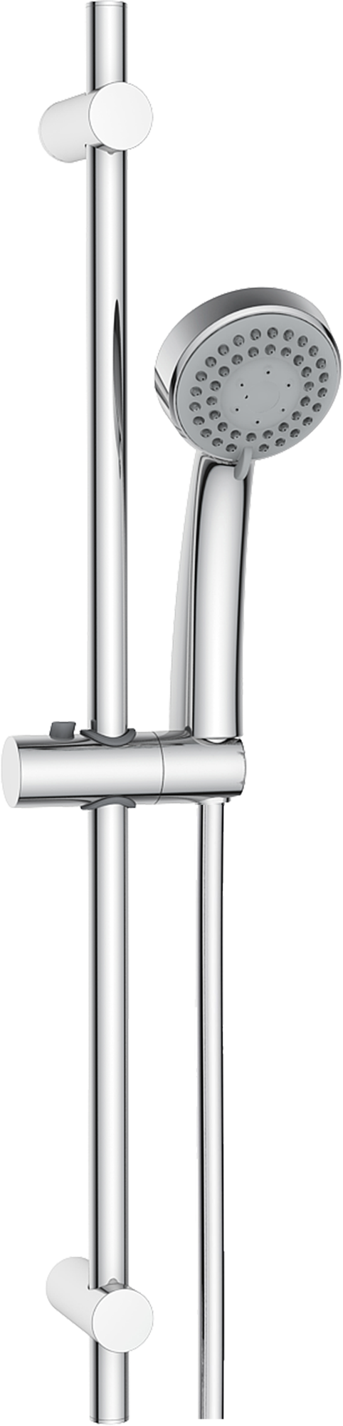 Doccetta SENSEA Edy in abs L 8 x H 31 x P 3.32 cm con anticalcare 3 getti - 6