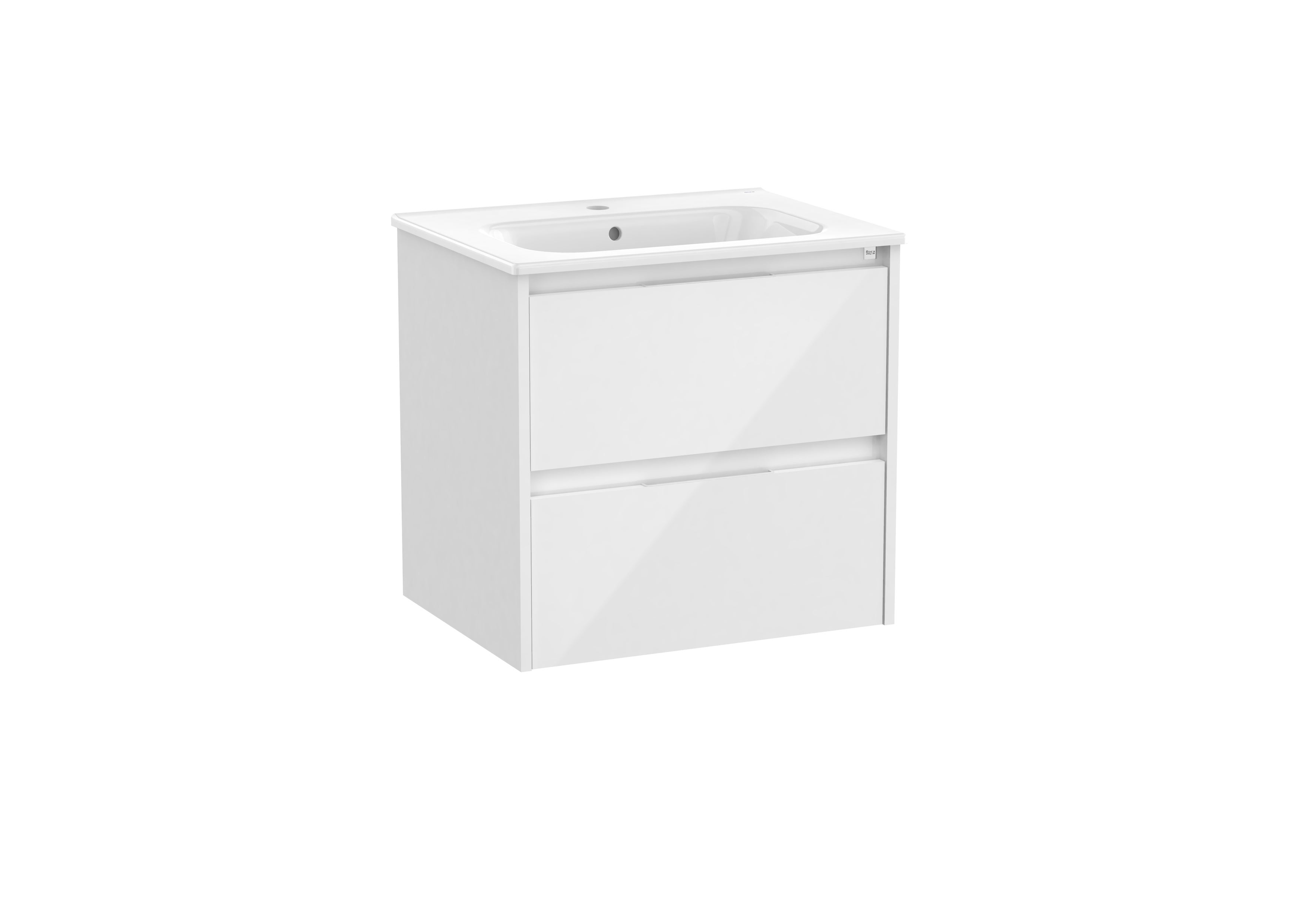 Mueble de baño con lavabo alpine blanco 60x46 cm