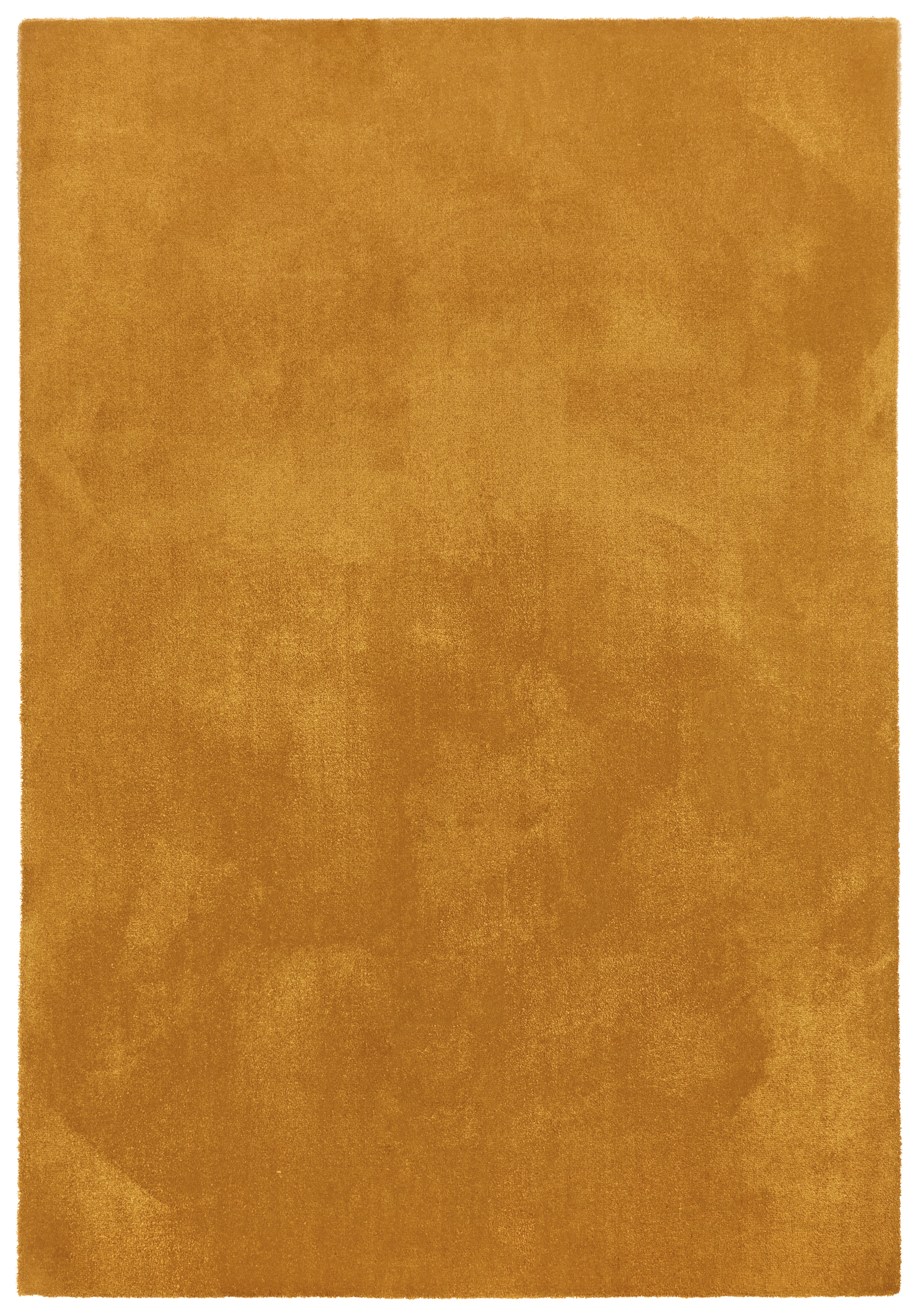 Alfombra pie de cama poliamida pelo medio touch 71351/800 liso oro lavable en lavadora 60x115cm