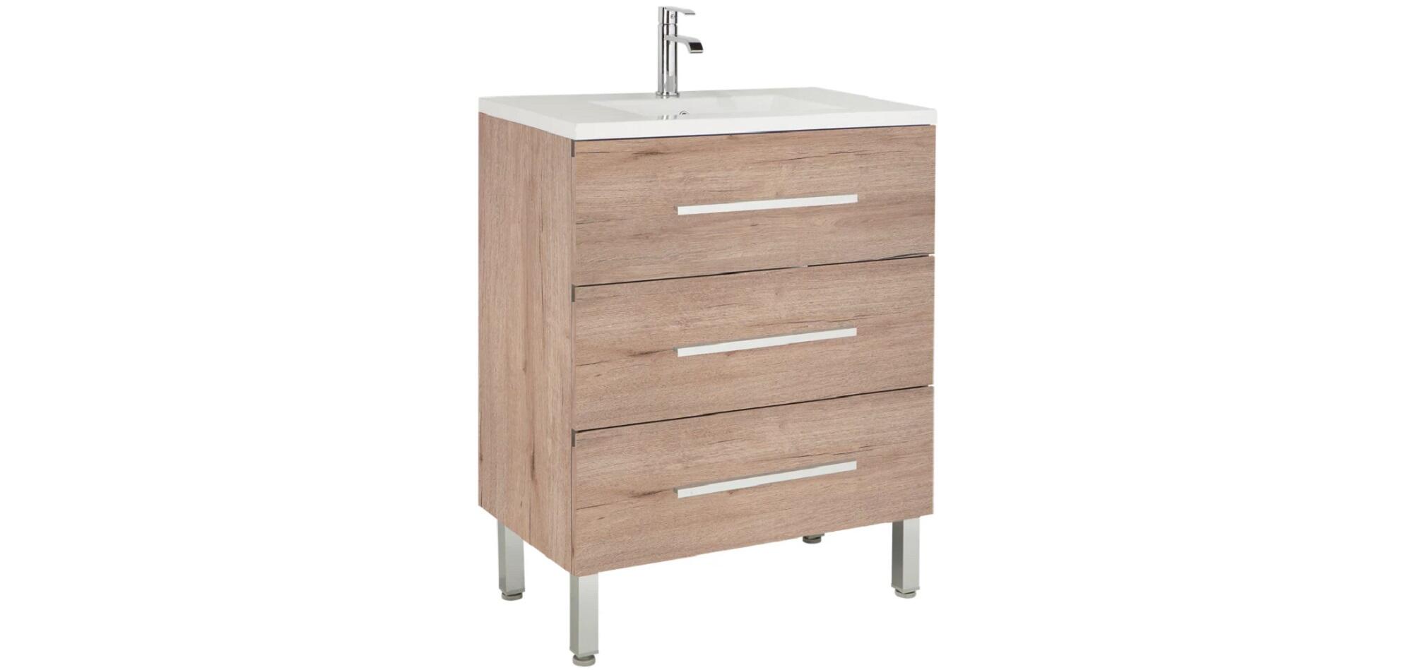 Mueble de baño madrid marrón 50x39 cm