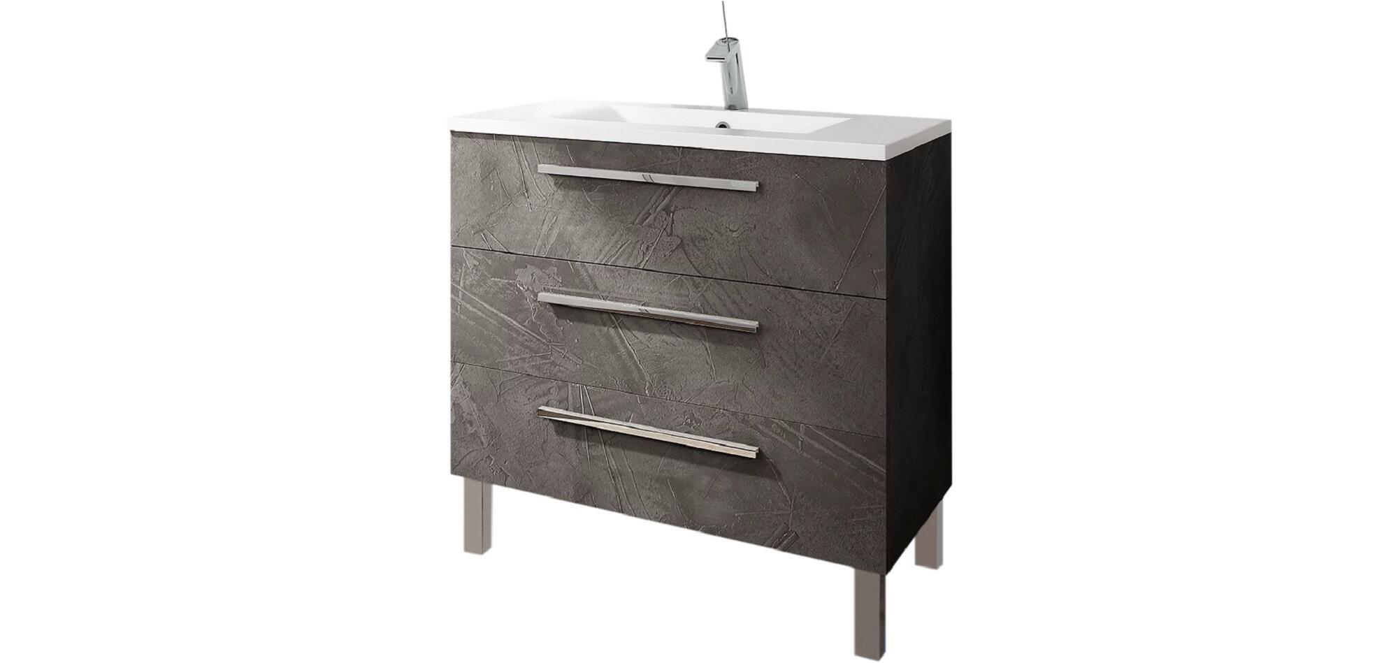 Mueble de baño madrid marrón 50x39 cm (lavabo no incluido)