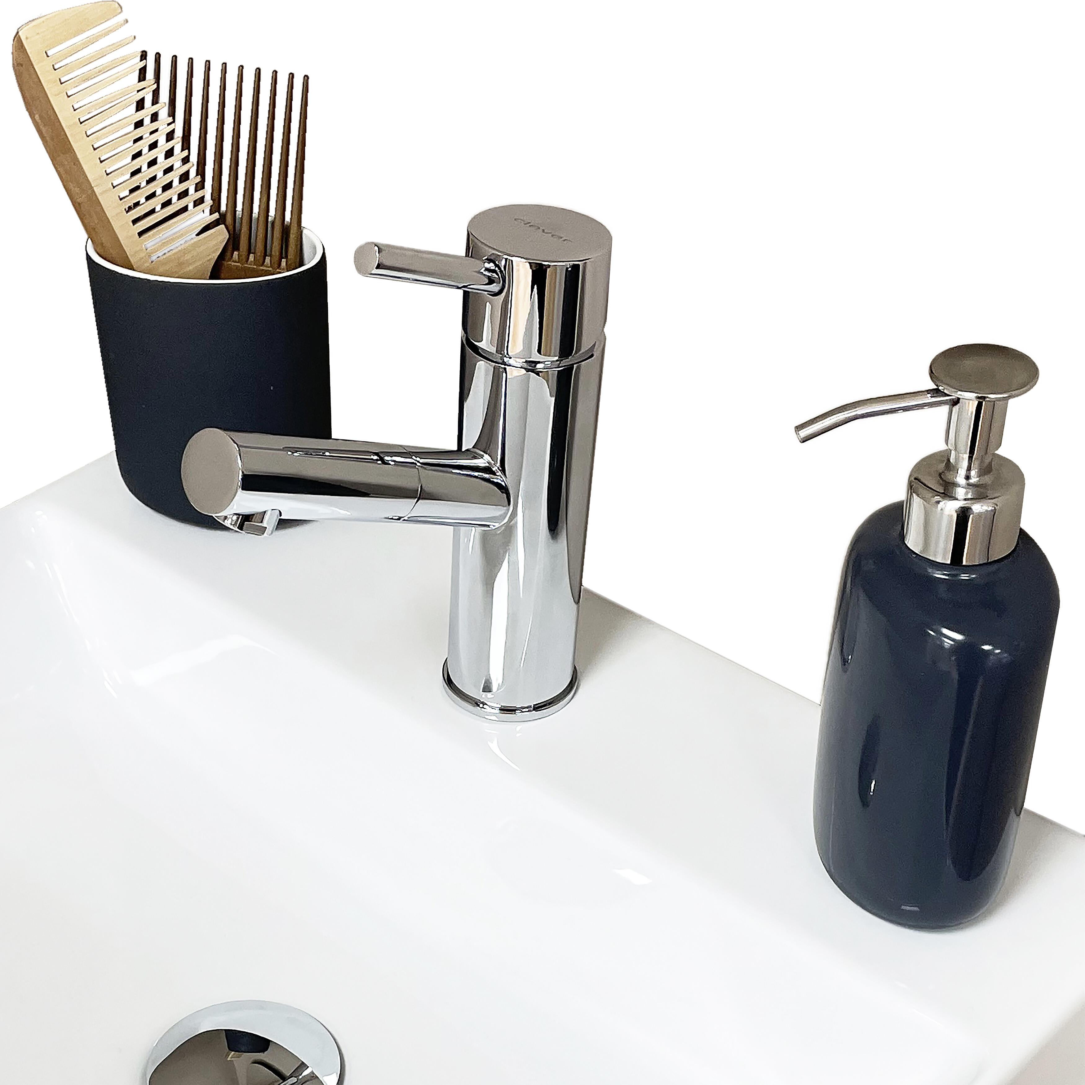 Mueble de baño con lavabo  Espacio M blanco mate 45x35 cm - 5