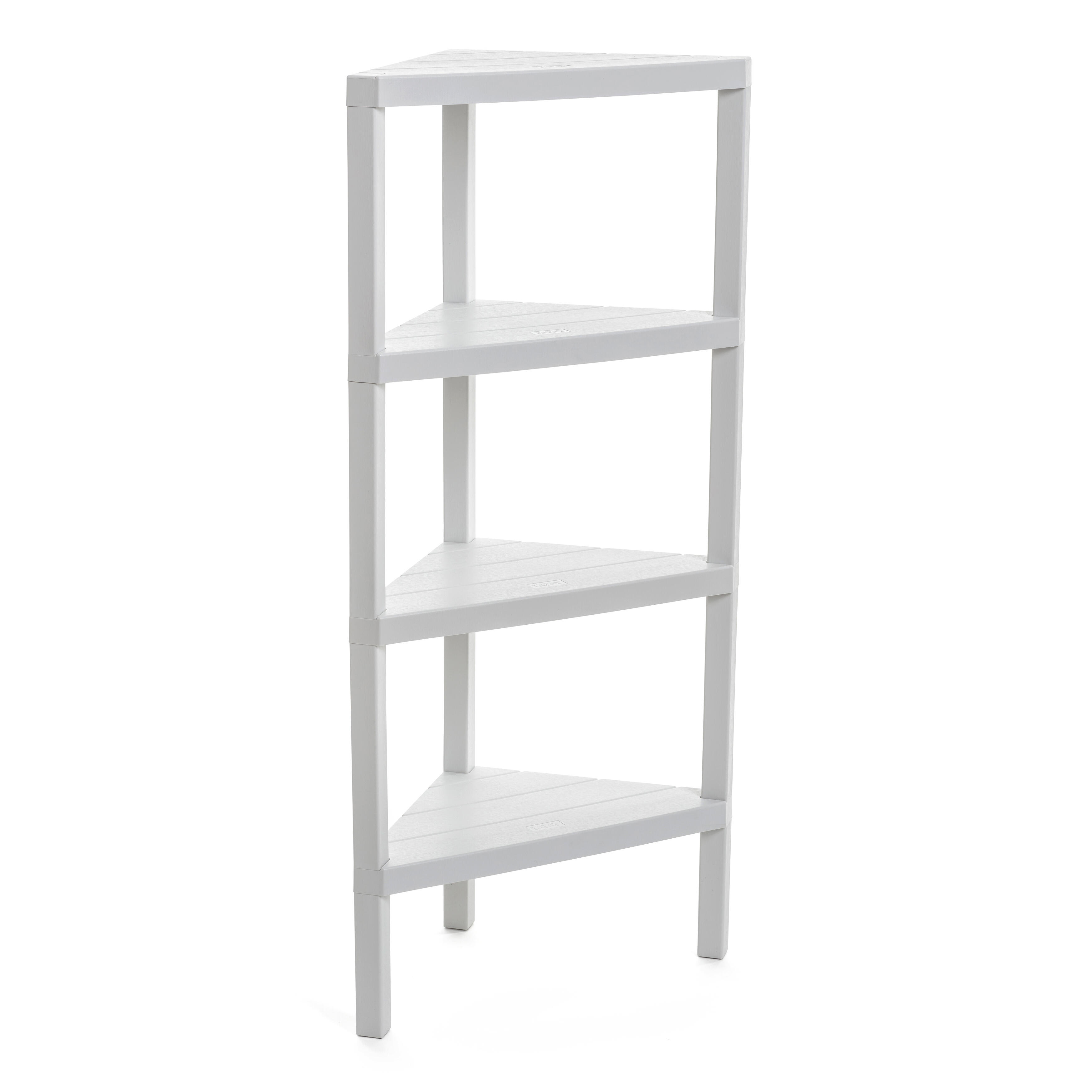 Estante para el baño de polipropileno blanco lombok 12.5x33x33cm