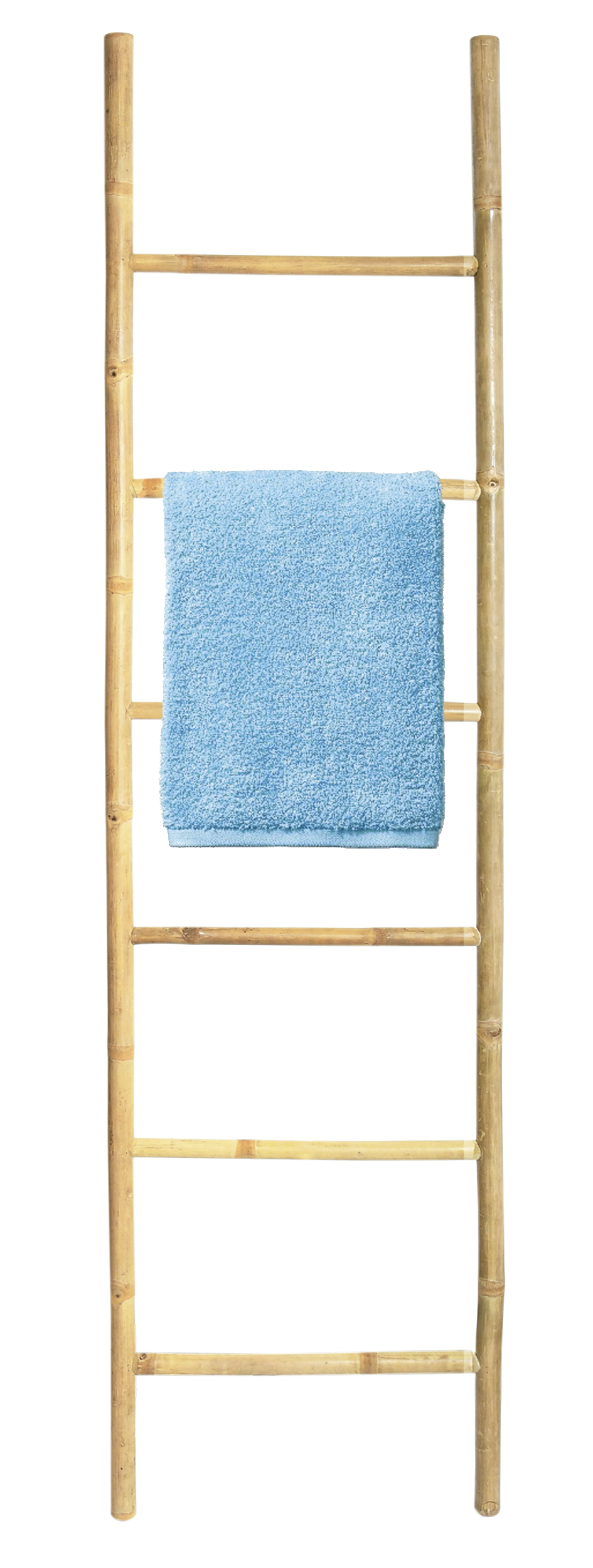 Toallero en escalera marrón 50x190 cm