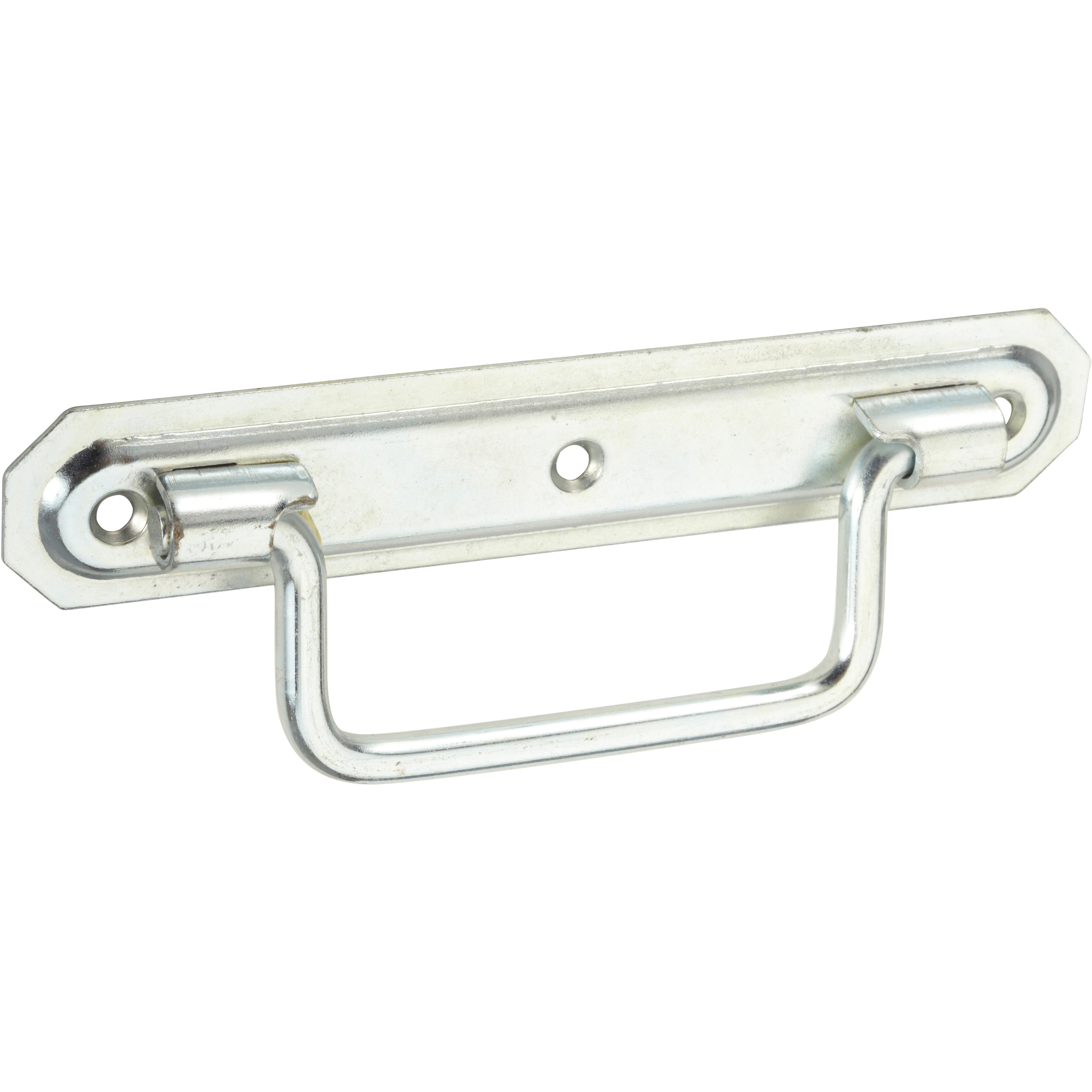 Poignée de meuble Budget, acier gris zingué, entraxe 130 mm - 2