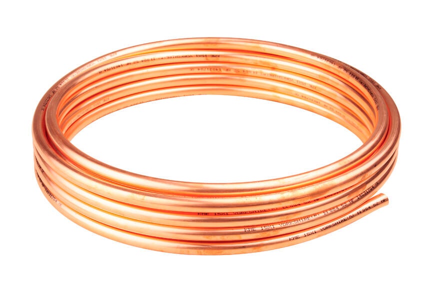 Rollo de cobre ø15 mm 25 metros de longitud