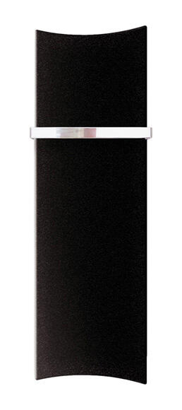 Radiador toallero de agua cicsa flat corvus 120x31 color negro