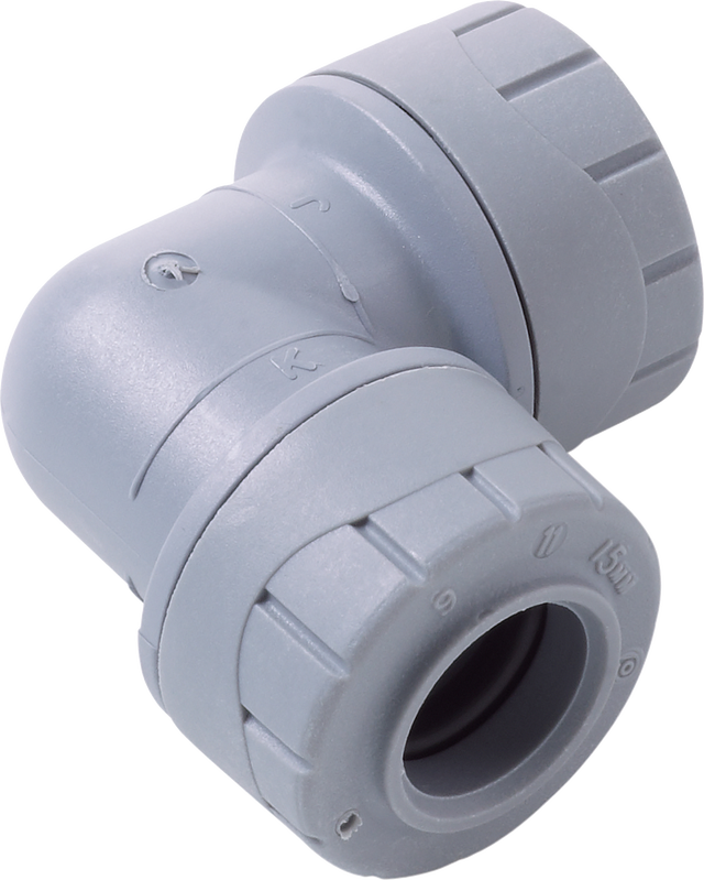 Codo polibutileno Ø22mm