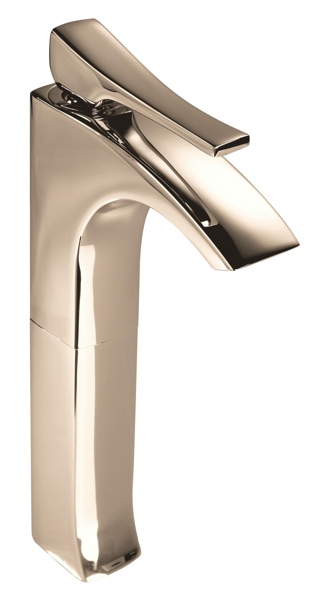 Grifo lavabo alto maier skip oro rosa