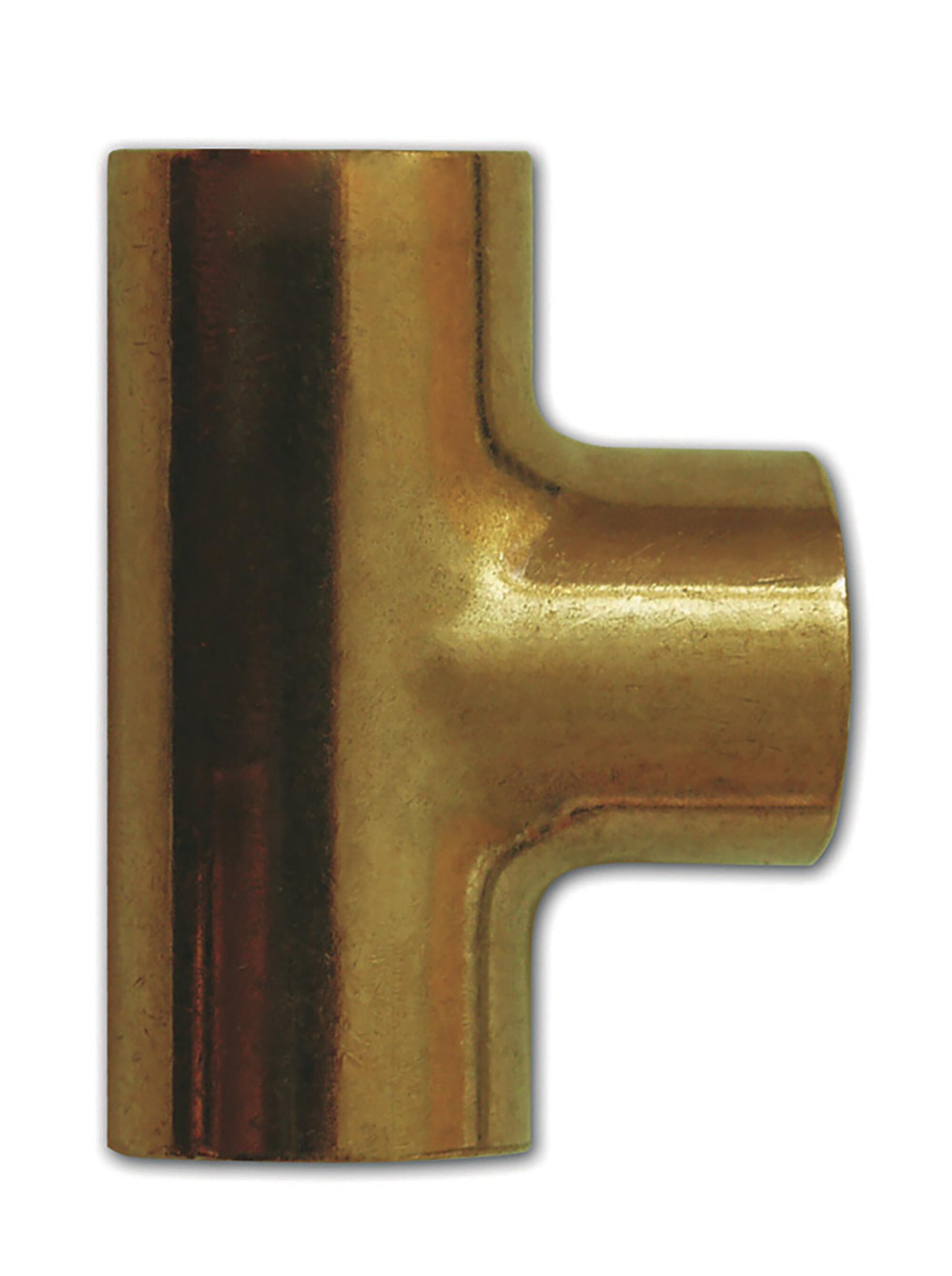 Te igual cobre 15 mm bolsa 4 unidades