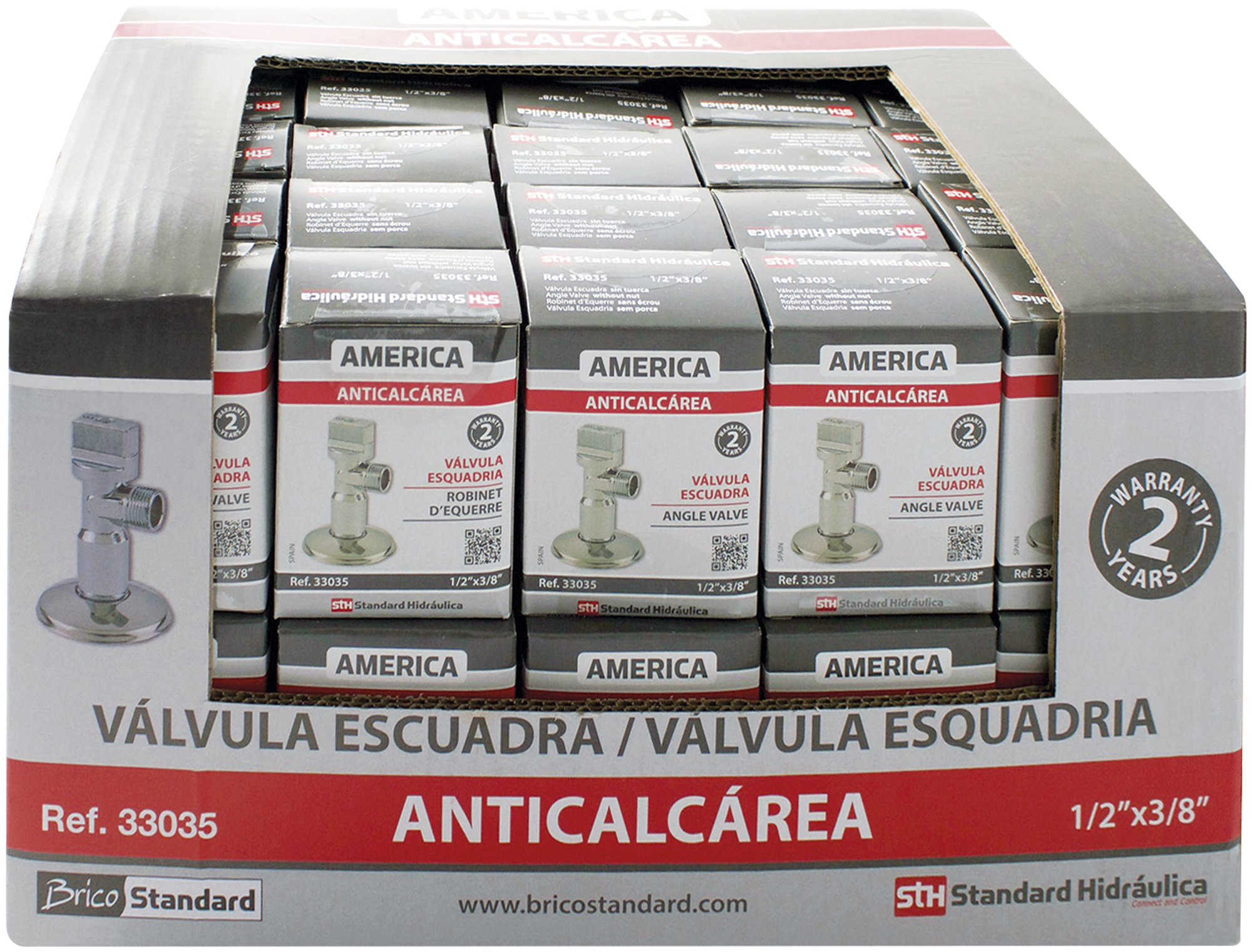 Llave escuadra america antical 1/2-3/8 2ud - 8