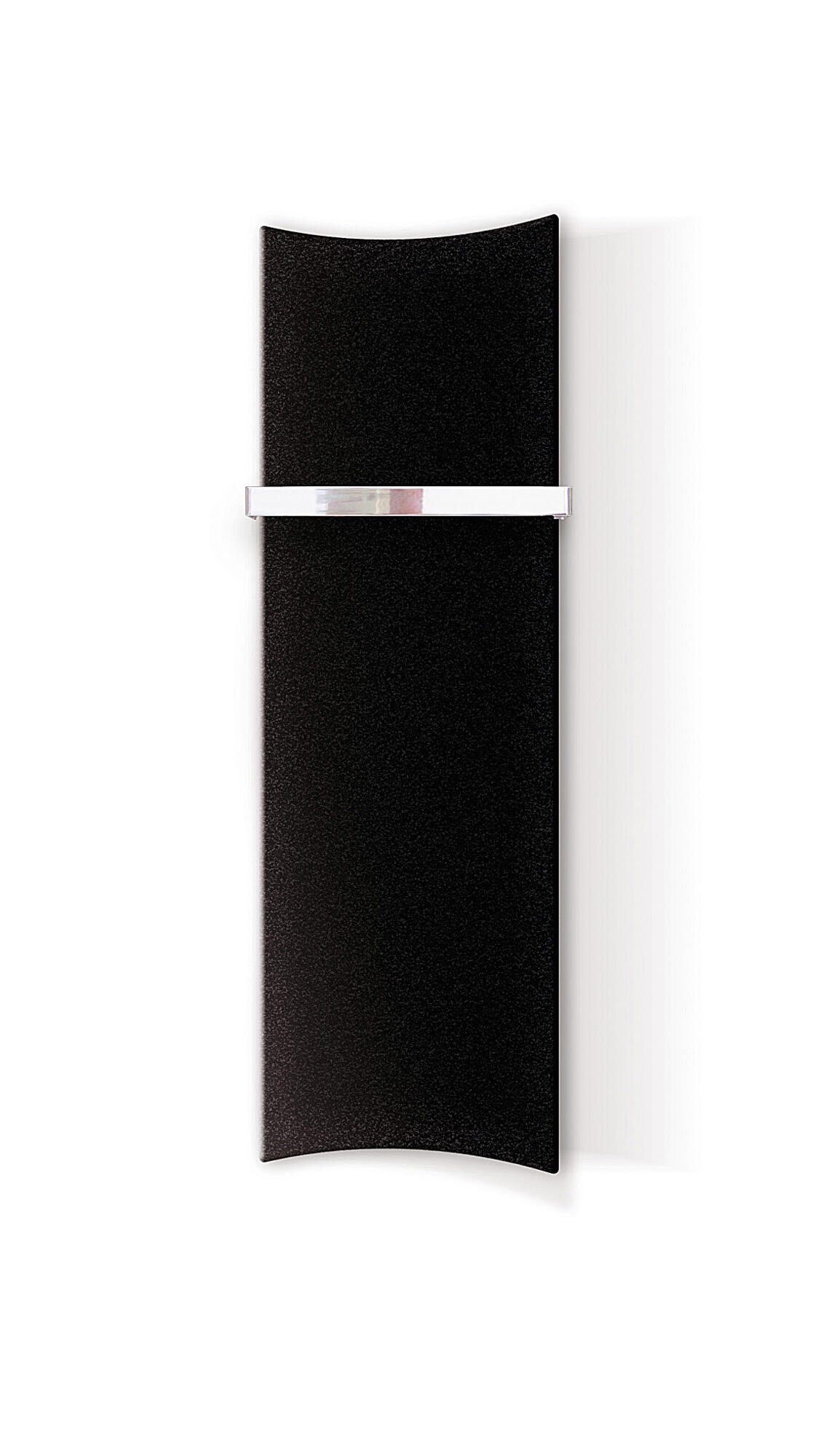 Radiador toallero de agua cicsa flat corvus 100x31 color negro