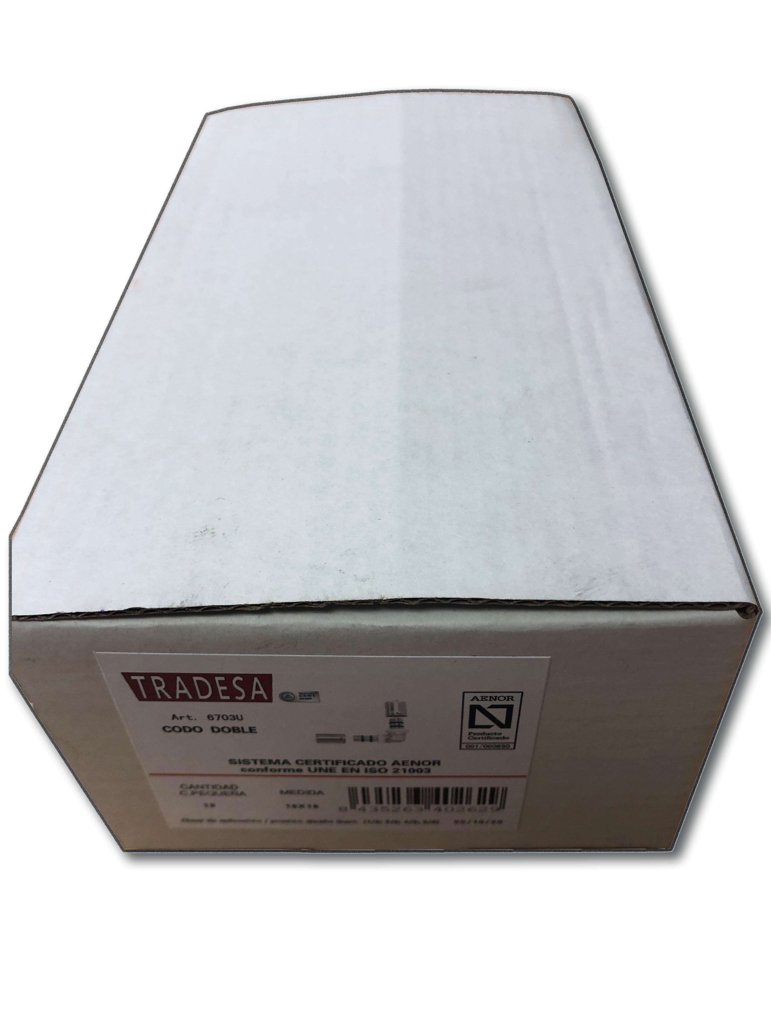 Caja 15 unidades codo press 20mm - 2