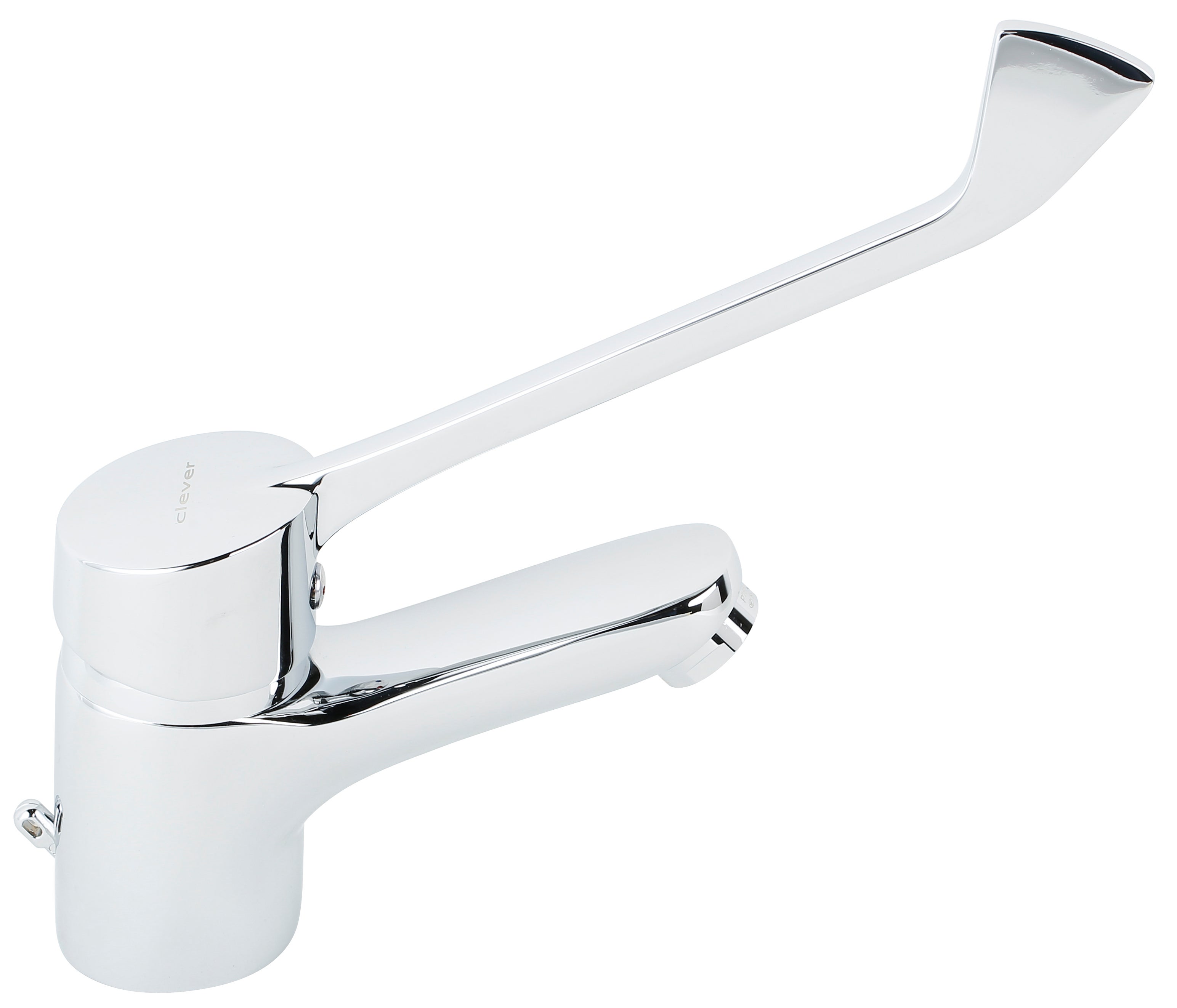 Grifo de lavabo CLEVER Ele 12 monomando cromo brillo. Antical. Latón. - 5