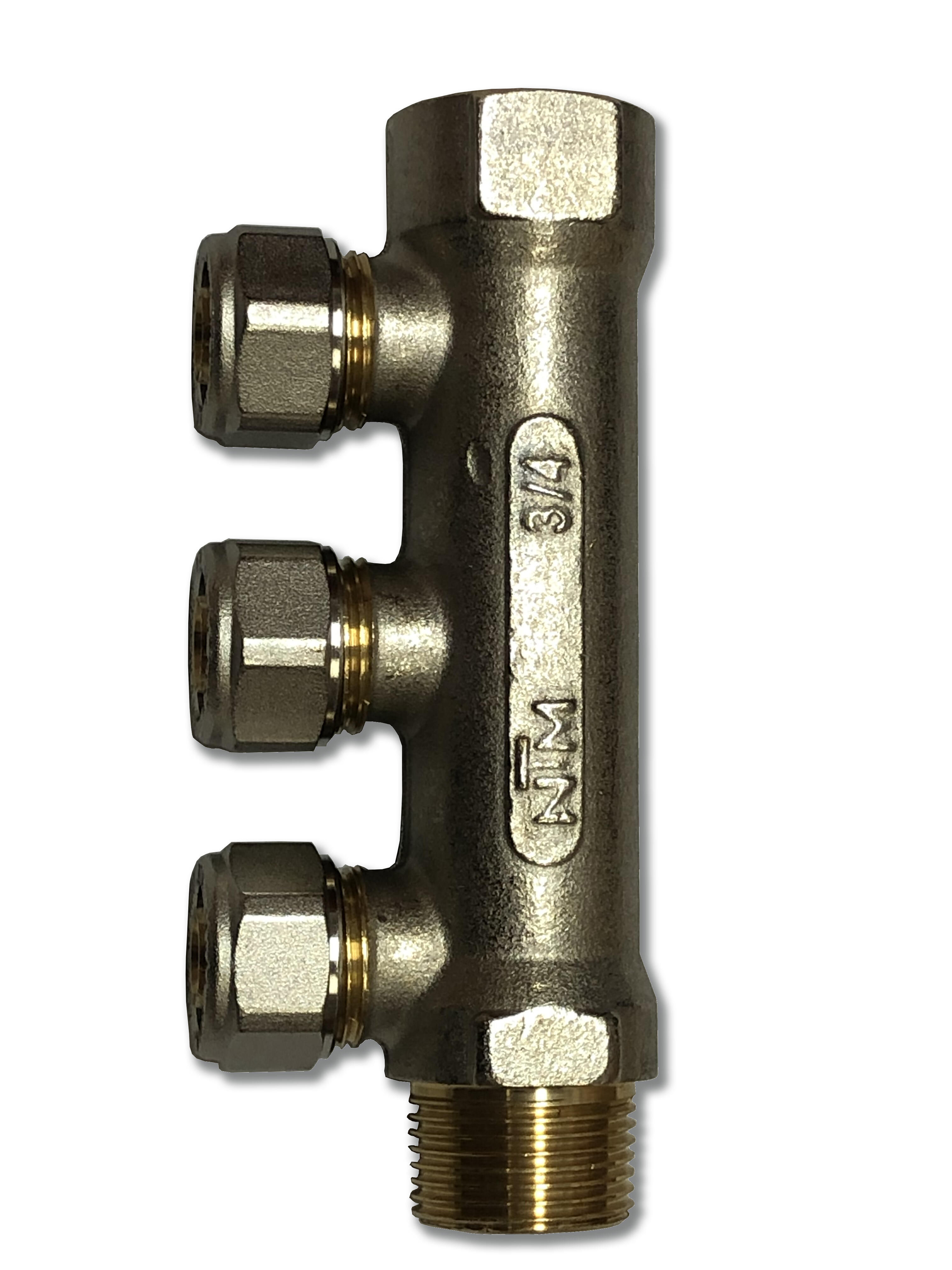 Colector 3 salidas 3/4x16 2. 0 muticapa - 2