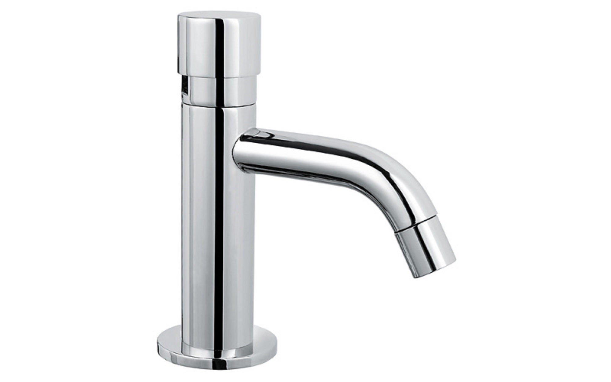 Grifo de lavabo temporizador huber minimal cromo