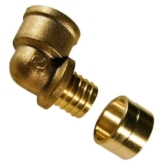 Codo casquillo corredizo ø20 mm - h3/4