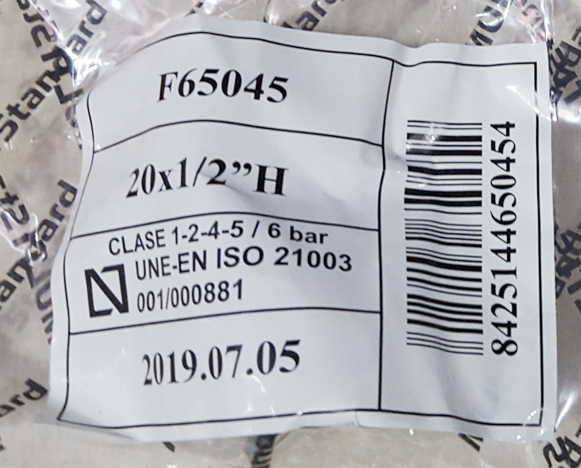 Enlace Press multicapa Ø20 - H1/2