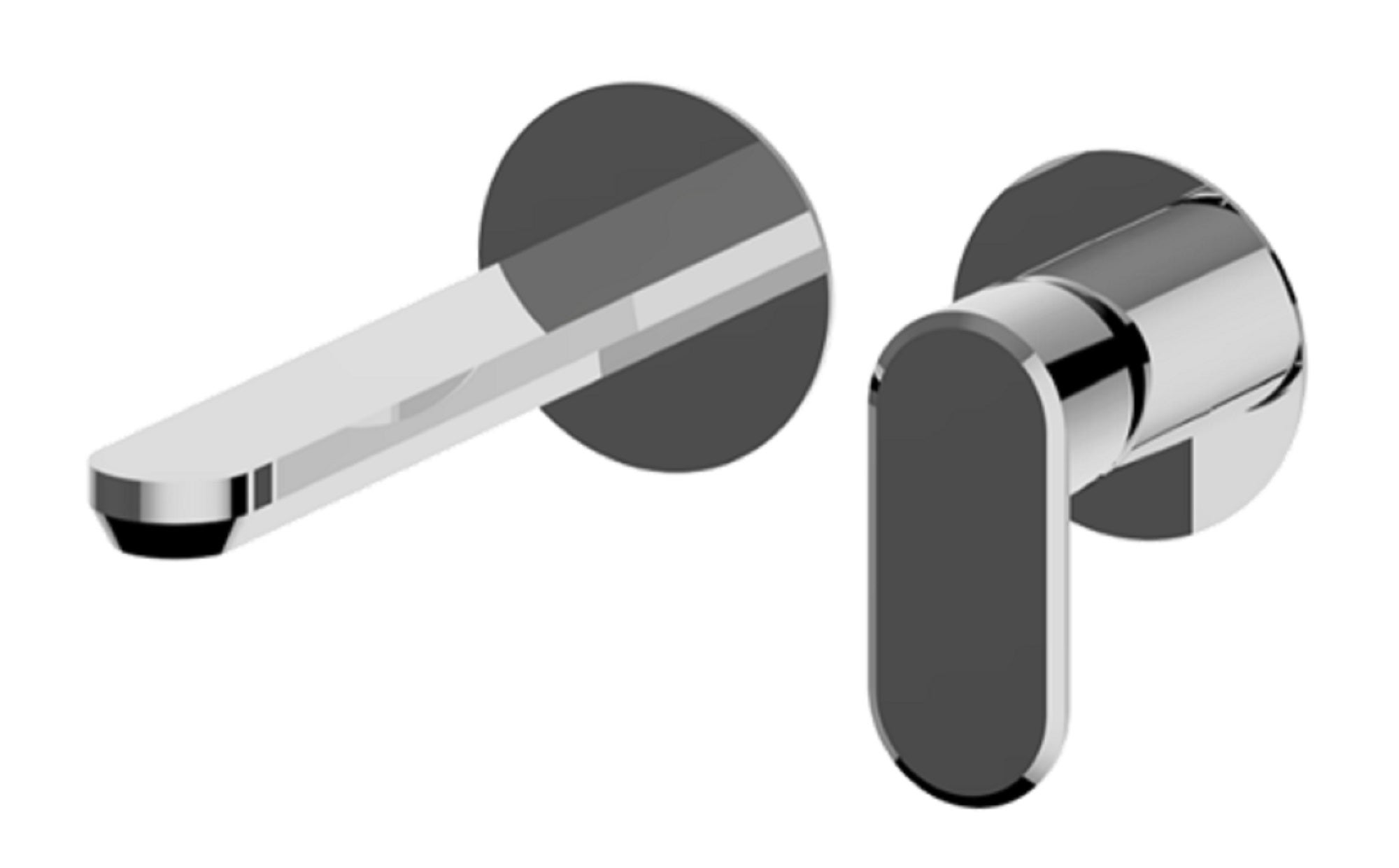 Grifo de lavabo huber levity monomando caño alto cromo brillo. latón