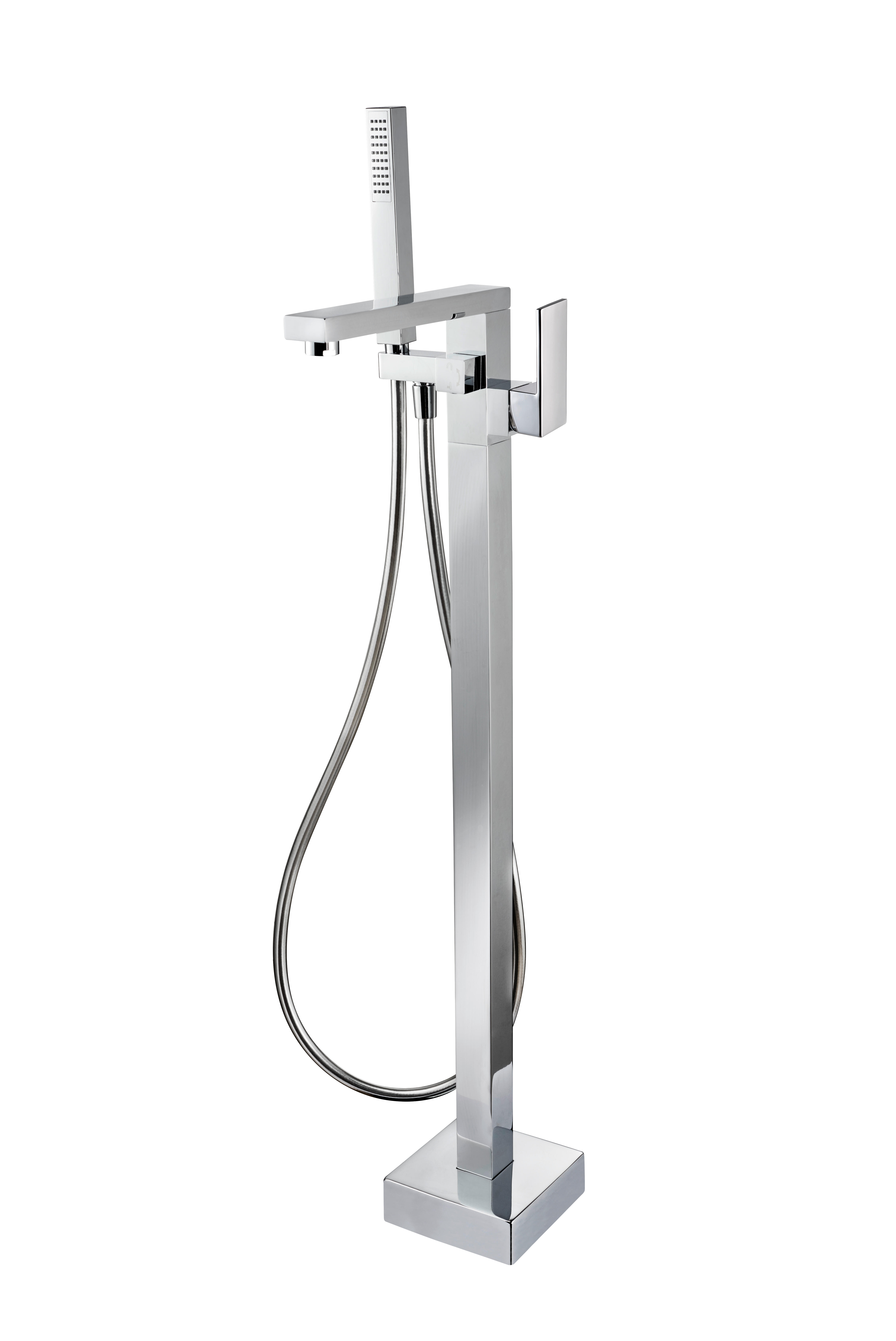 Grifo bañera de pie exento maier kuadrat cromo