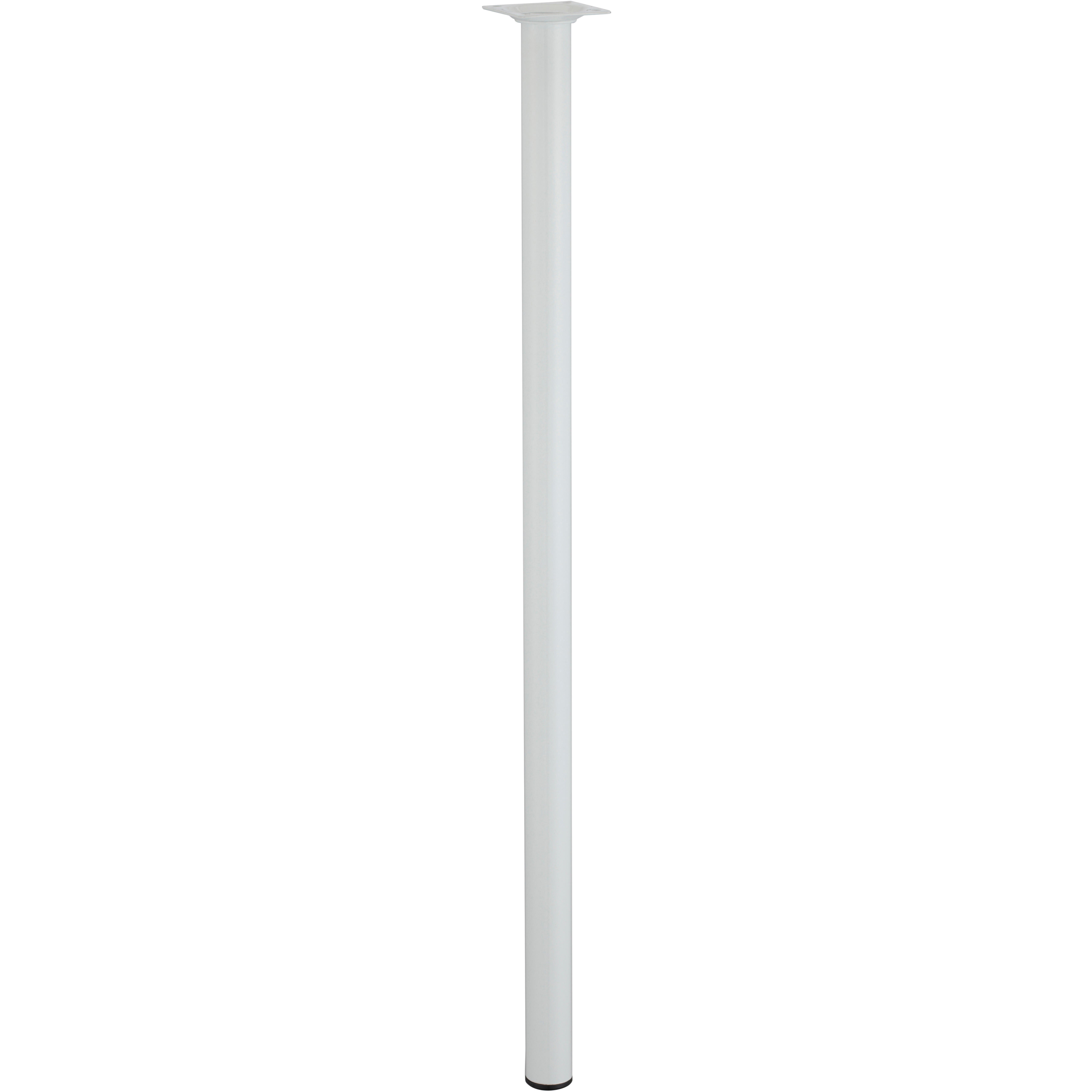 Pied de table Hettich, blanc, diamètre 3cm x hauteur 70 cm - 3
