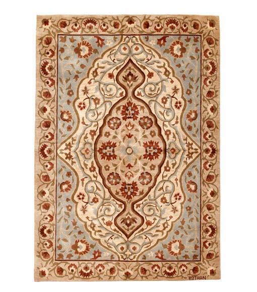 Alfombra lana kothan azul cl multicolor 140x200cm