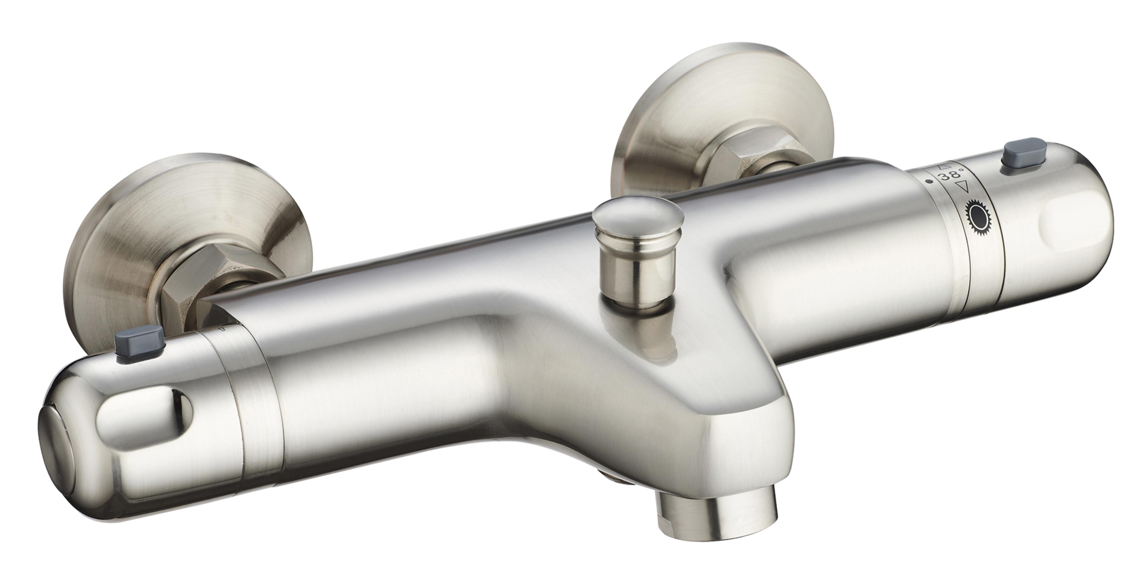 Grifo bañera termostático edouard rousseau volga cromado