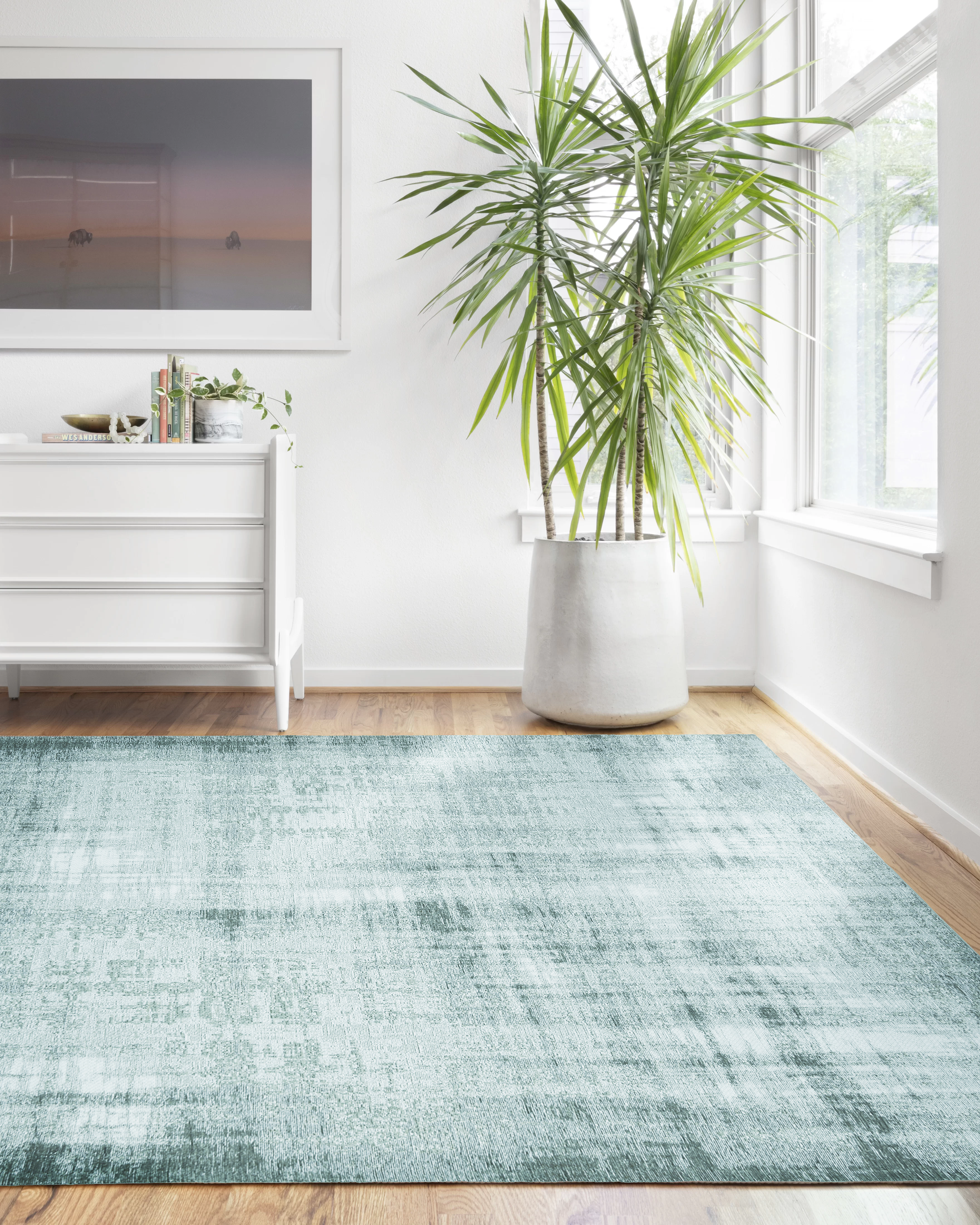 Tapete ANTIK CHENILLE 155X230CM AZUL - 2