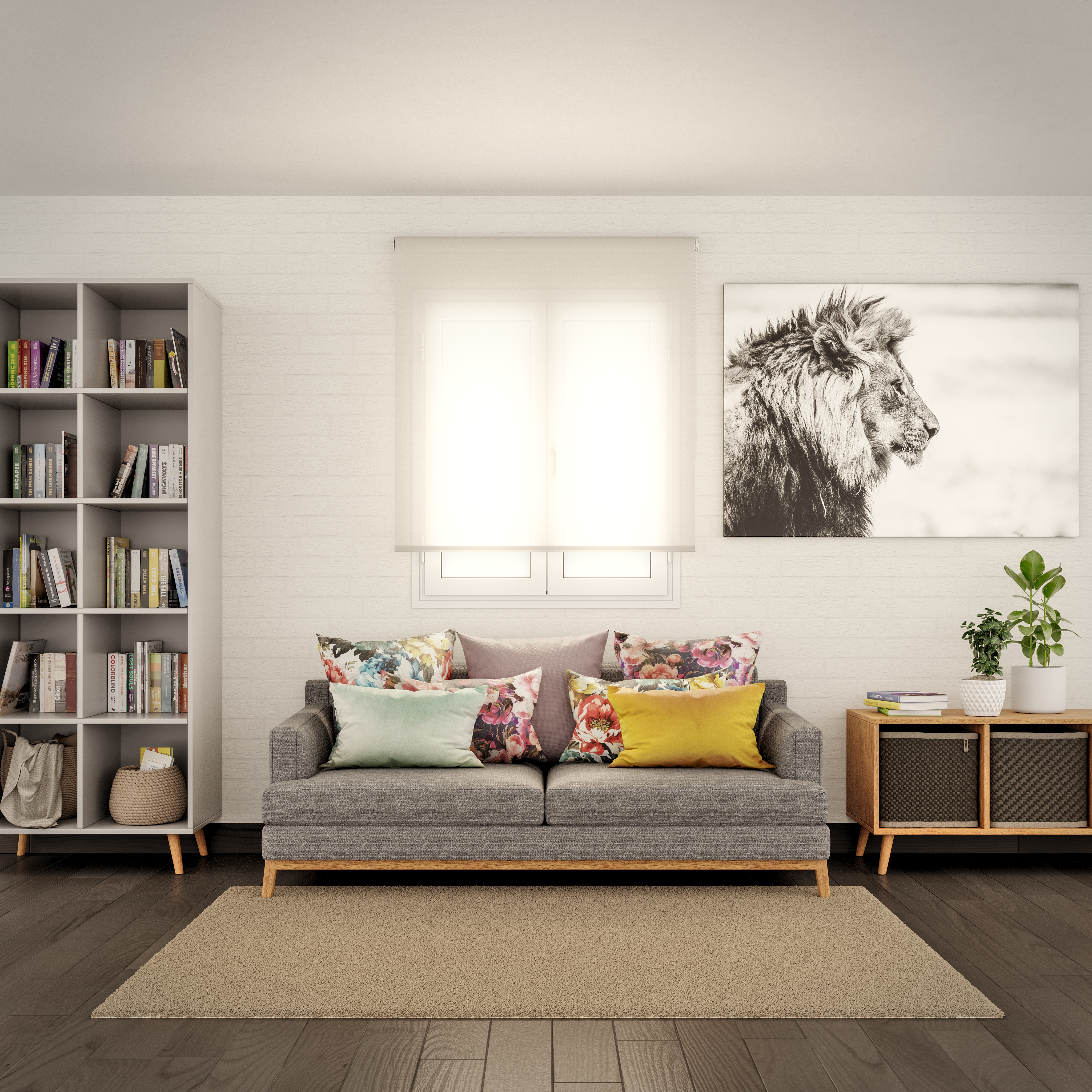 Papel pintado Vinilo Urban City blanco Ladrillo INSPIRE. De 53cm x 10.05m. Lavable. Apto para cocinas o baños. Método de pegado: aplicación cola en pared - 13