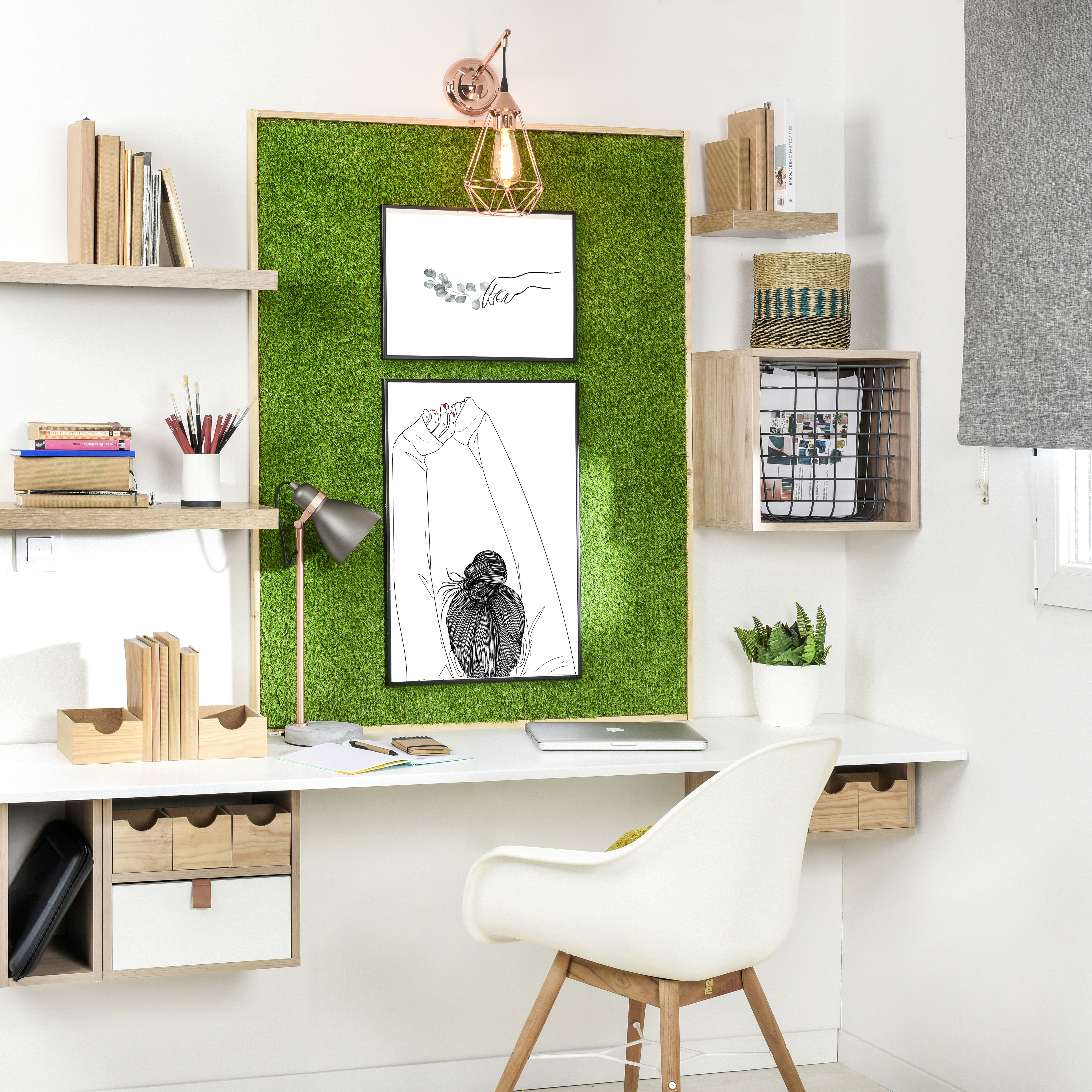 Rolo de relva artificial CADIZ 20MM 2X5M 17850 pontadas m2 e 11500 DTex - 13