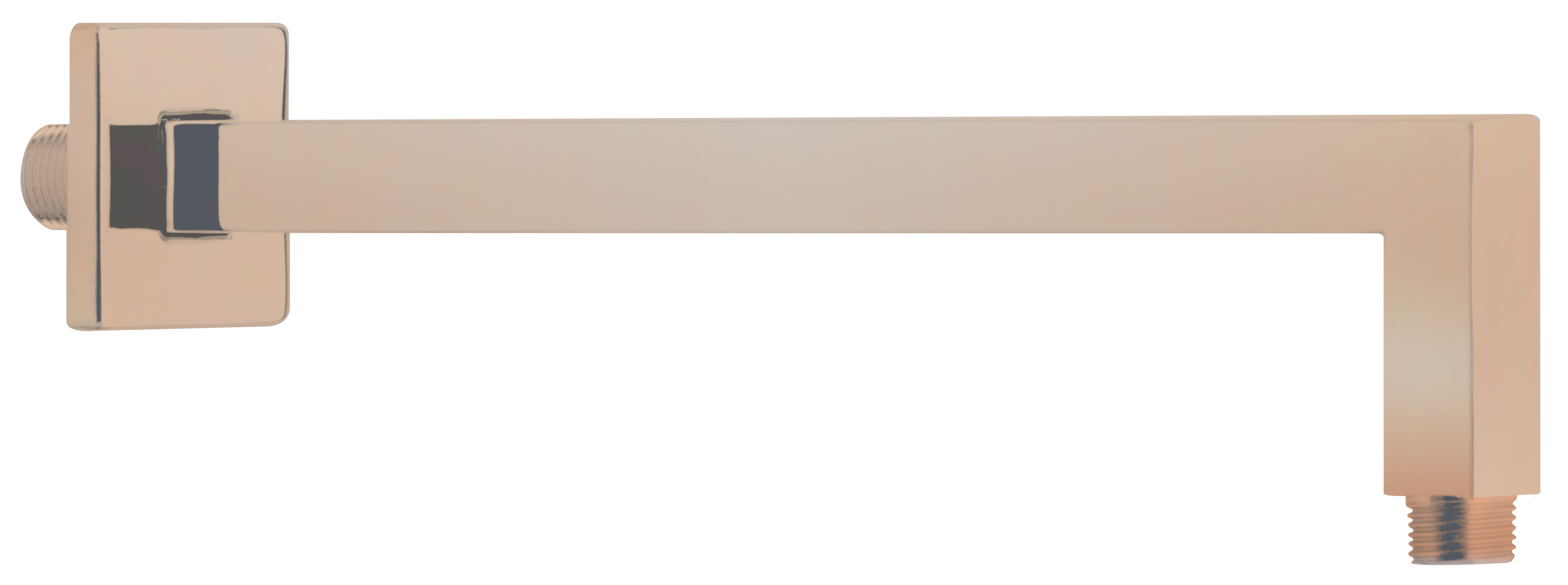 Brazo mural cuadrado maier 35 cm oro rosa
