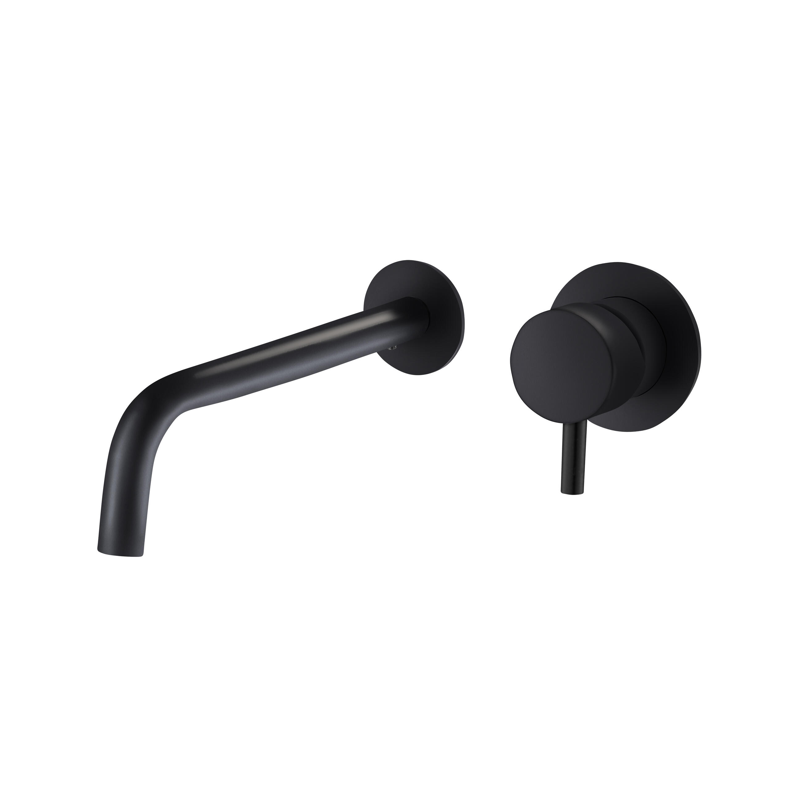 Grifo de lavabo empotrado MAIER LOOK monomando negro mate