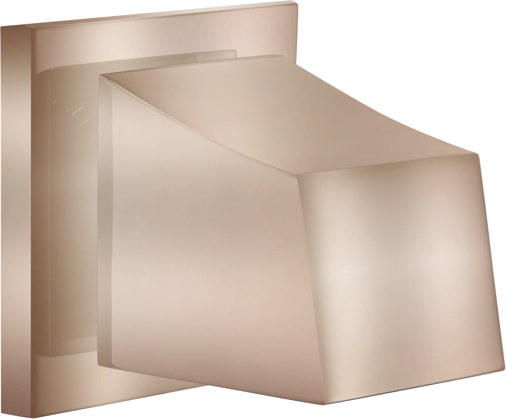 Distribuidor empotrado 3 salidas maier skip oro rosa