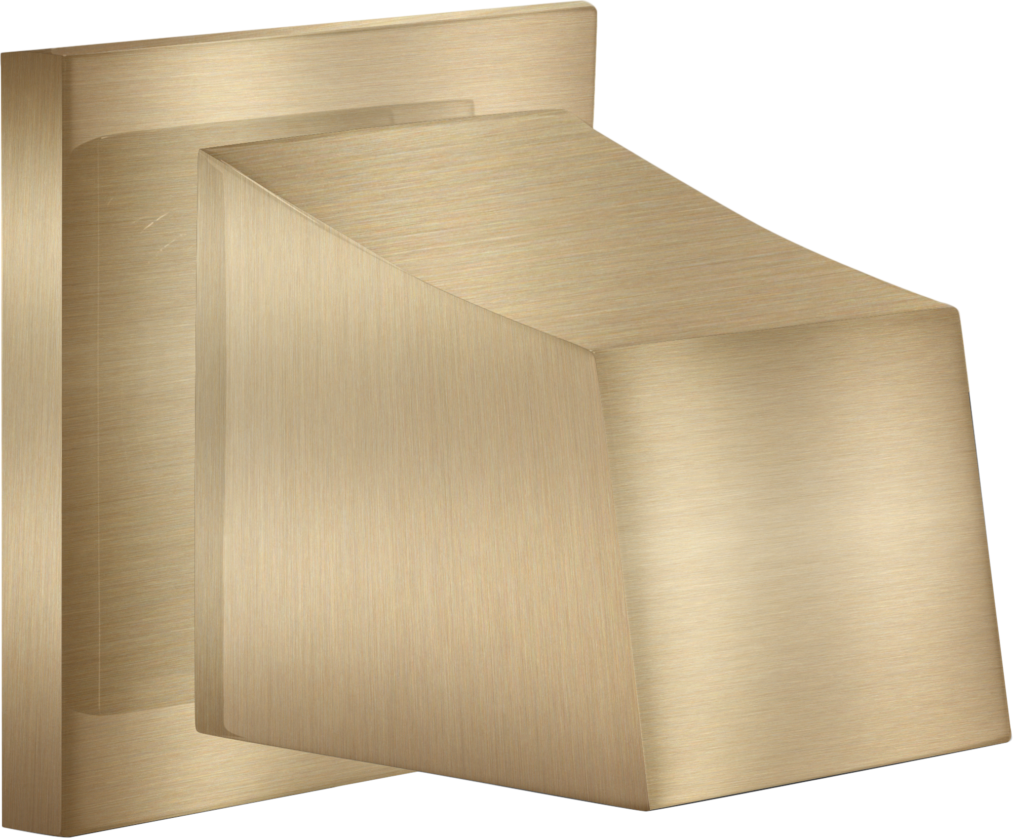 Distribuidor empotrado 3 salidas maier skip oro cepillado