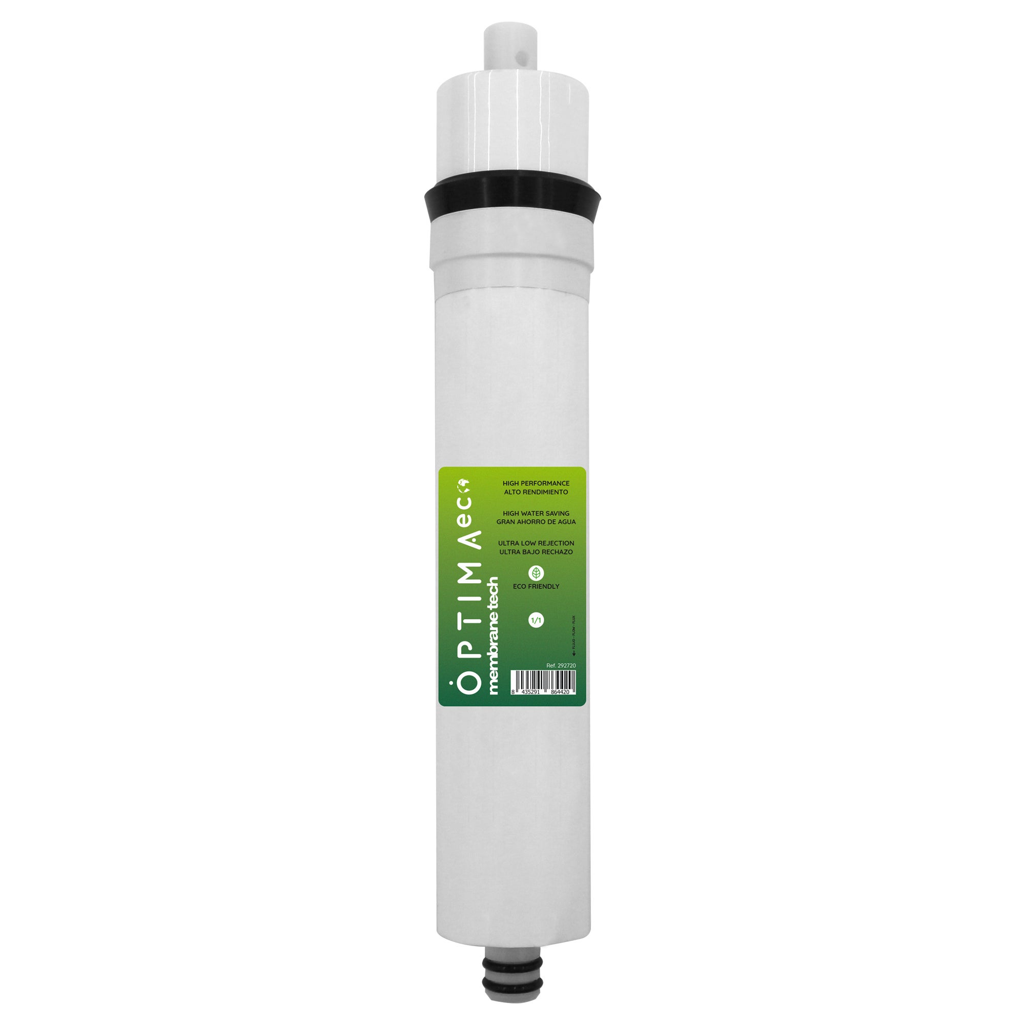 Membrana para ósmosis de alto rendimiento optima eco con ratio de conversión 1:1