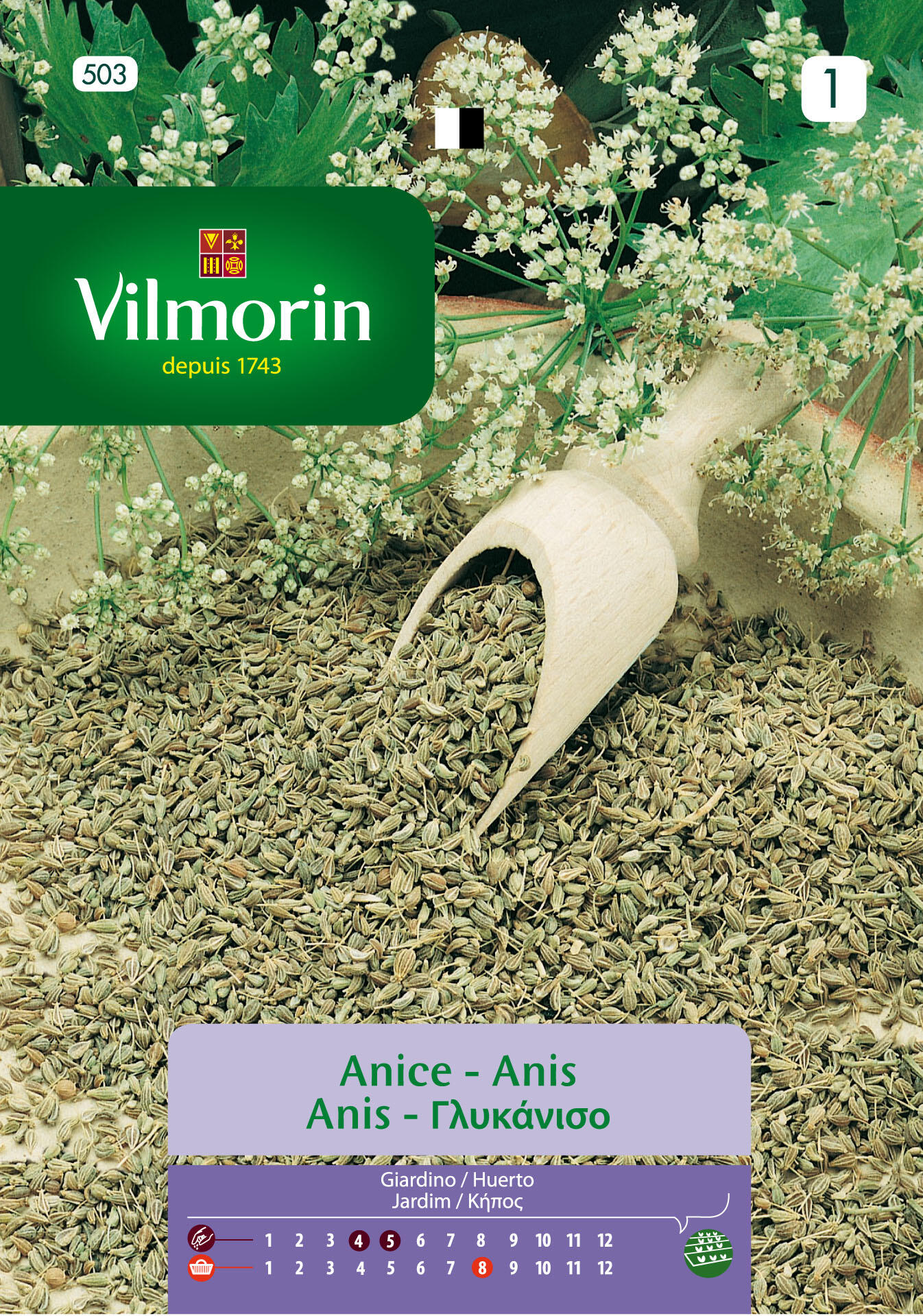 Semilla de huerto vilmorin aromática
