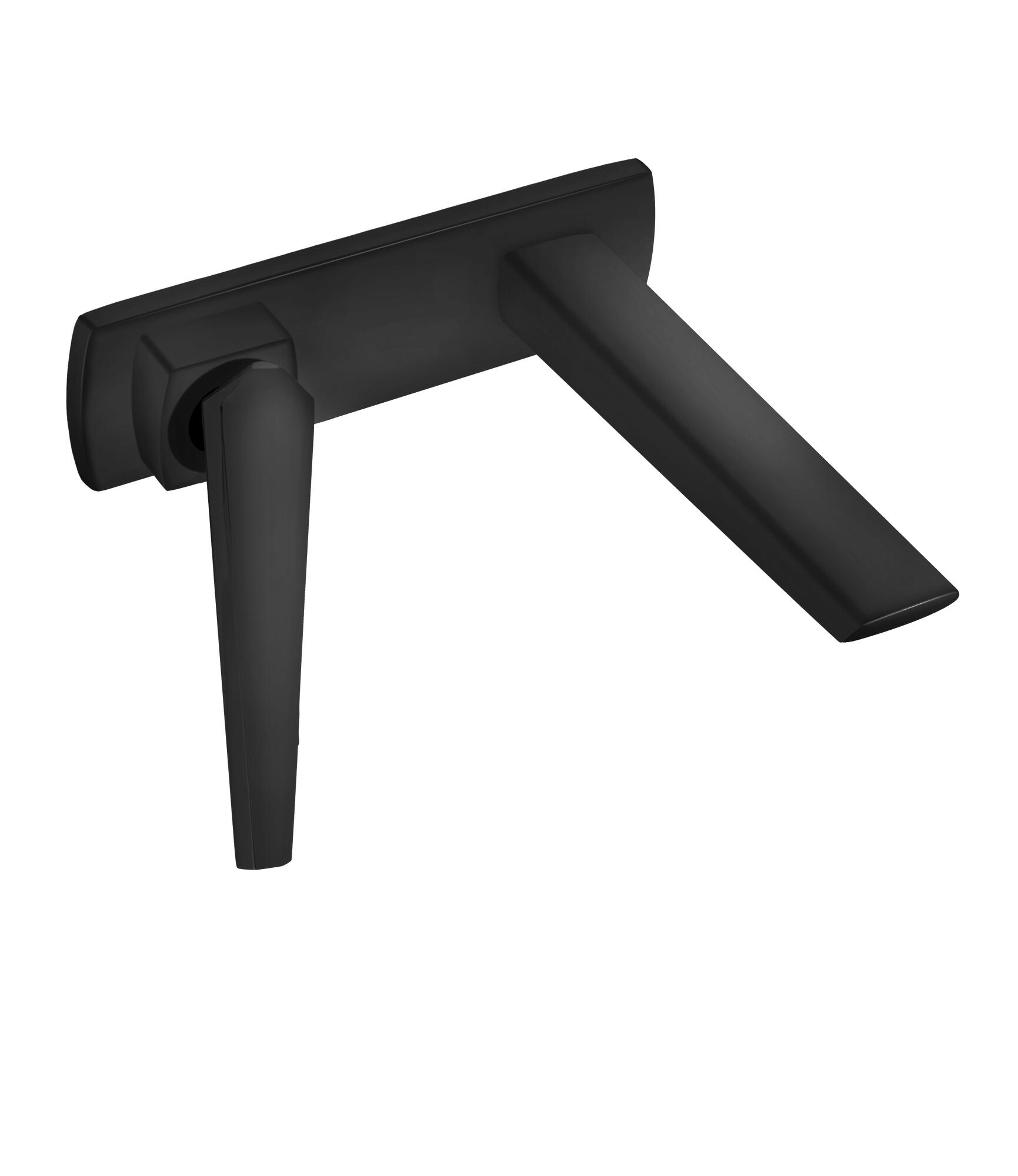 Grifo lavabo empotrado maier ikon negro mate