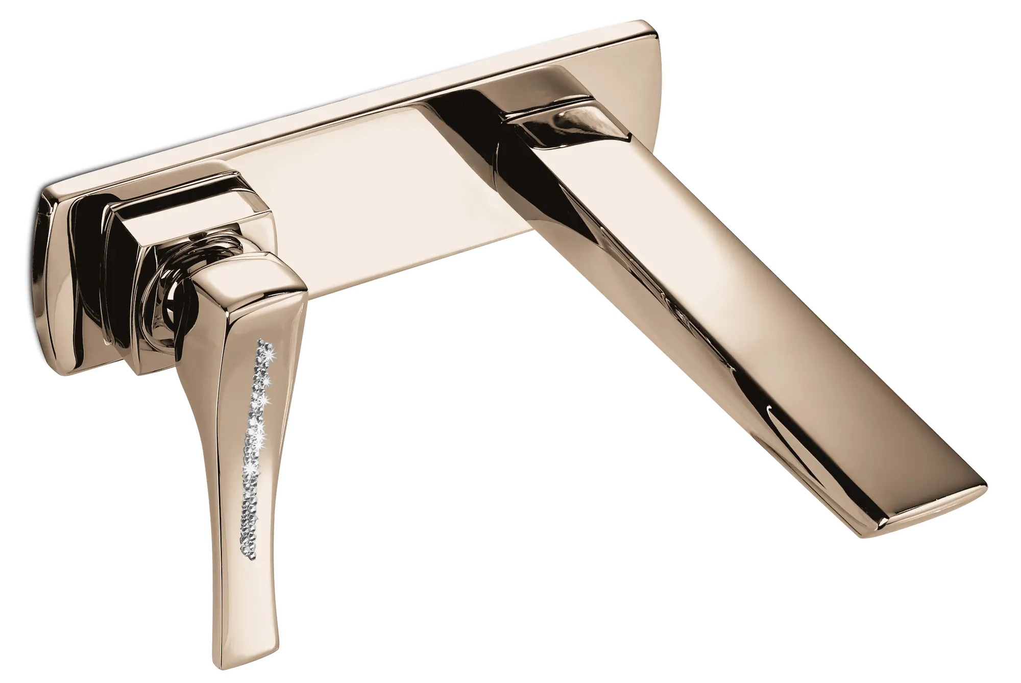 Grifo lavabo empotrado maier skip diamond oro rosa