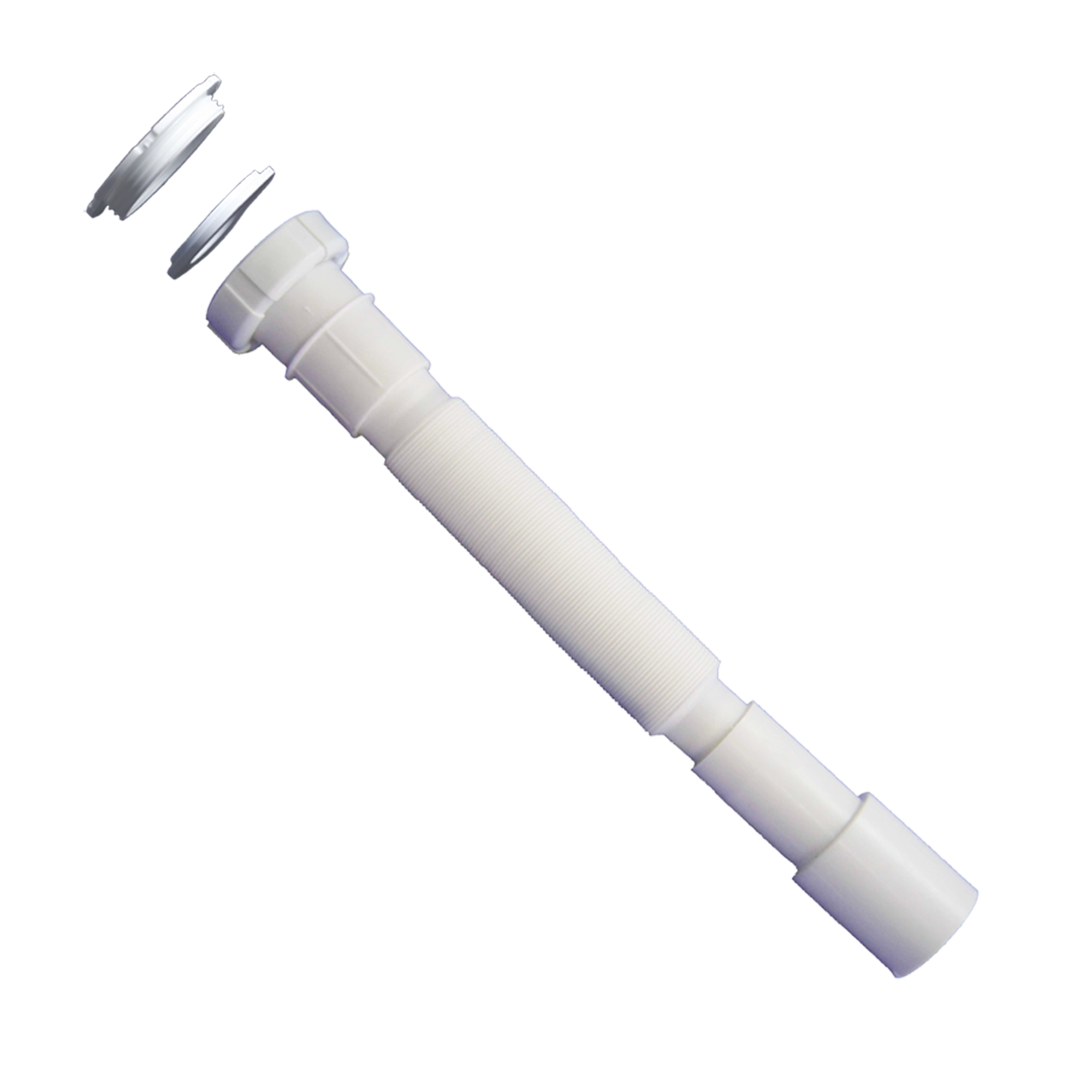 Sifon extens dual 1 1/4-1 1/2 32-40mm blanco