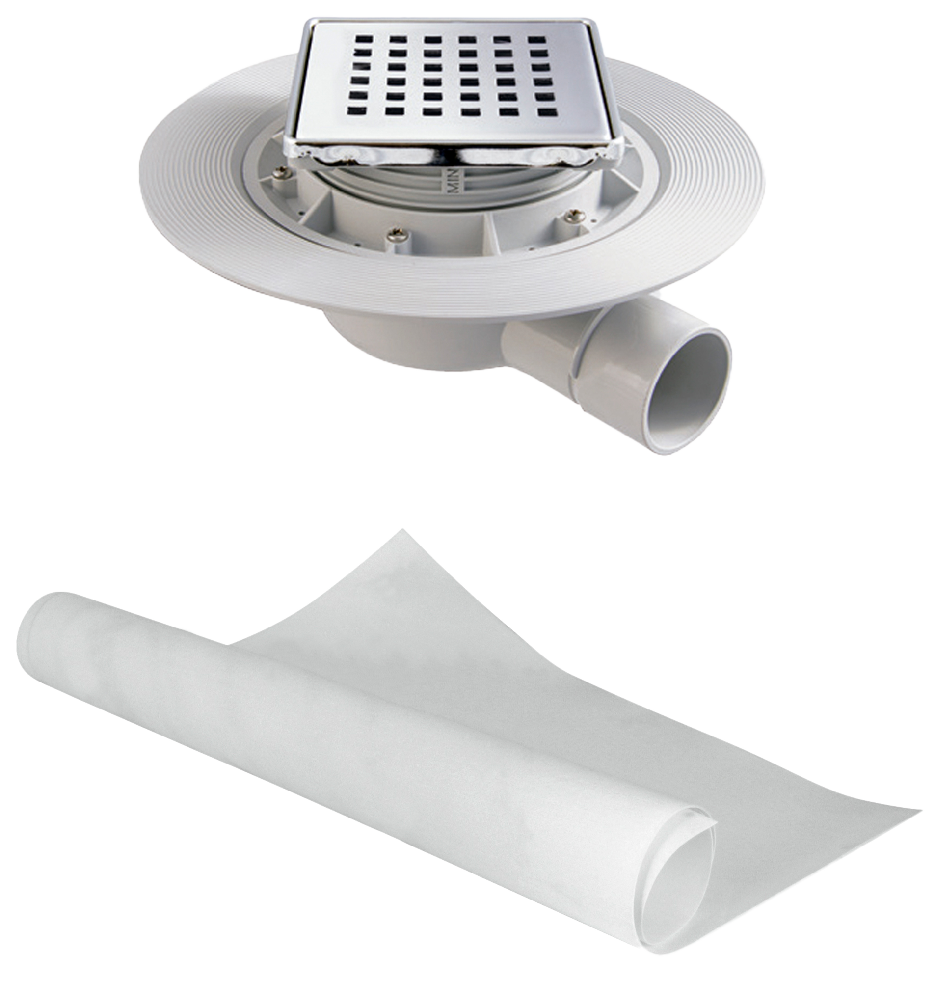 Kit plato ducha c/sumidero cuadros