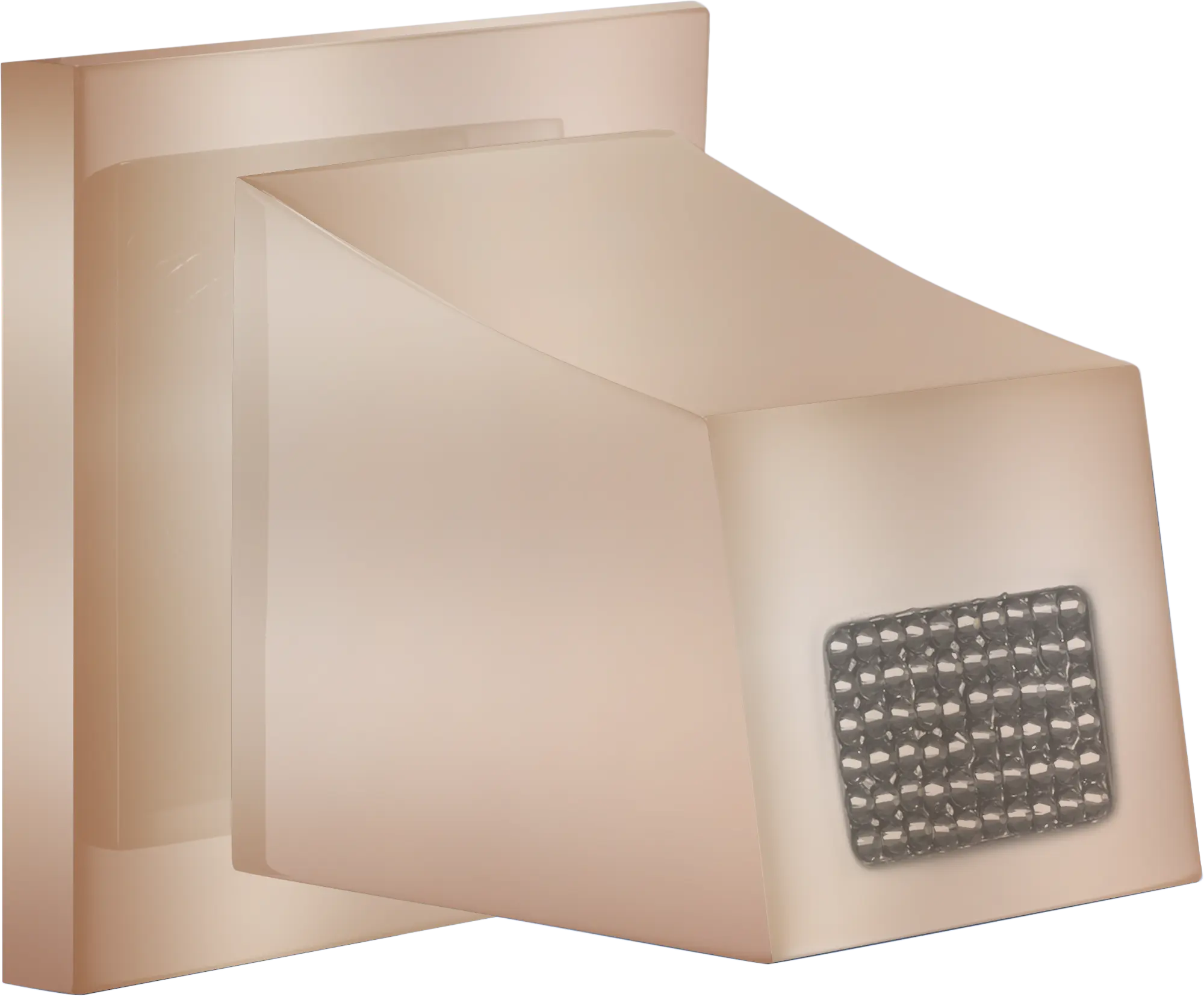 Distribuidor empotrado 4 salidas maier skip diamond oro rosa
