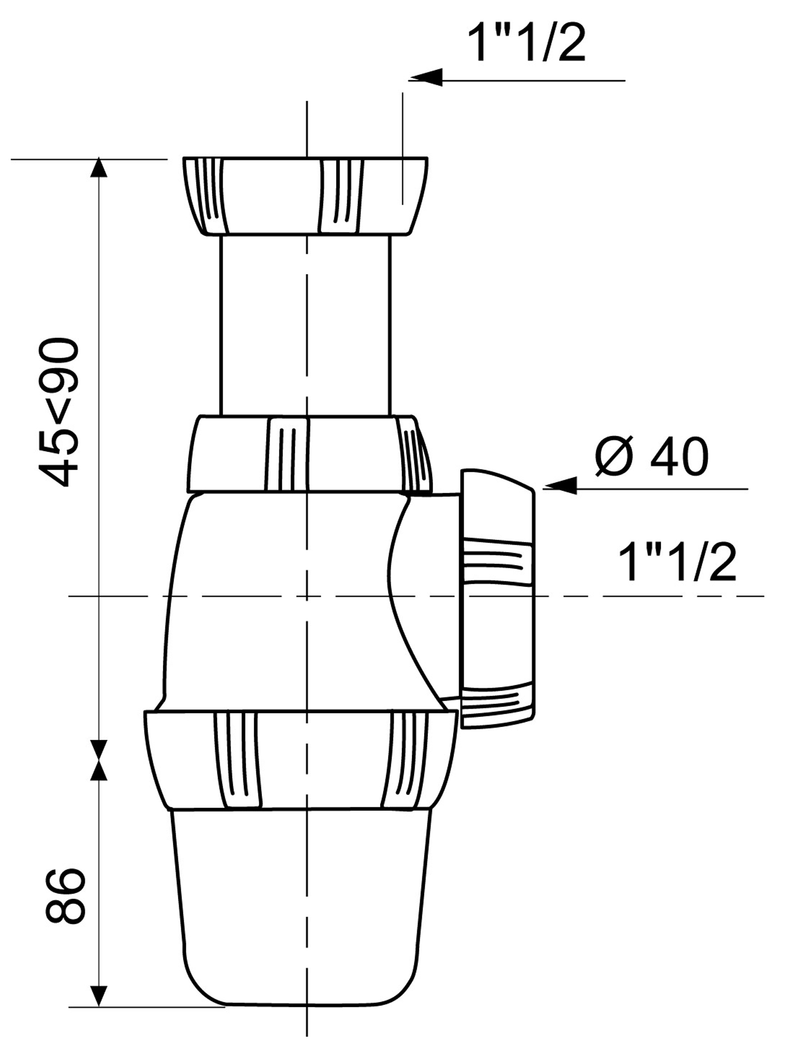 Sifão garrafa D40 - 4
