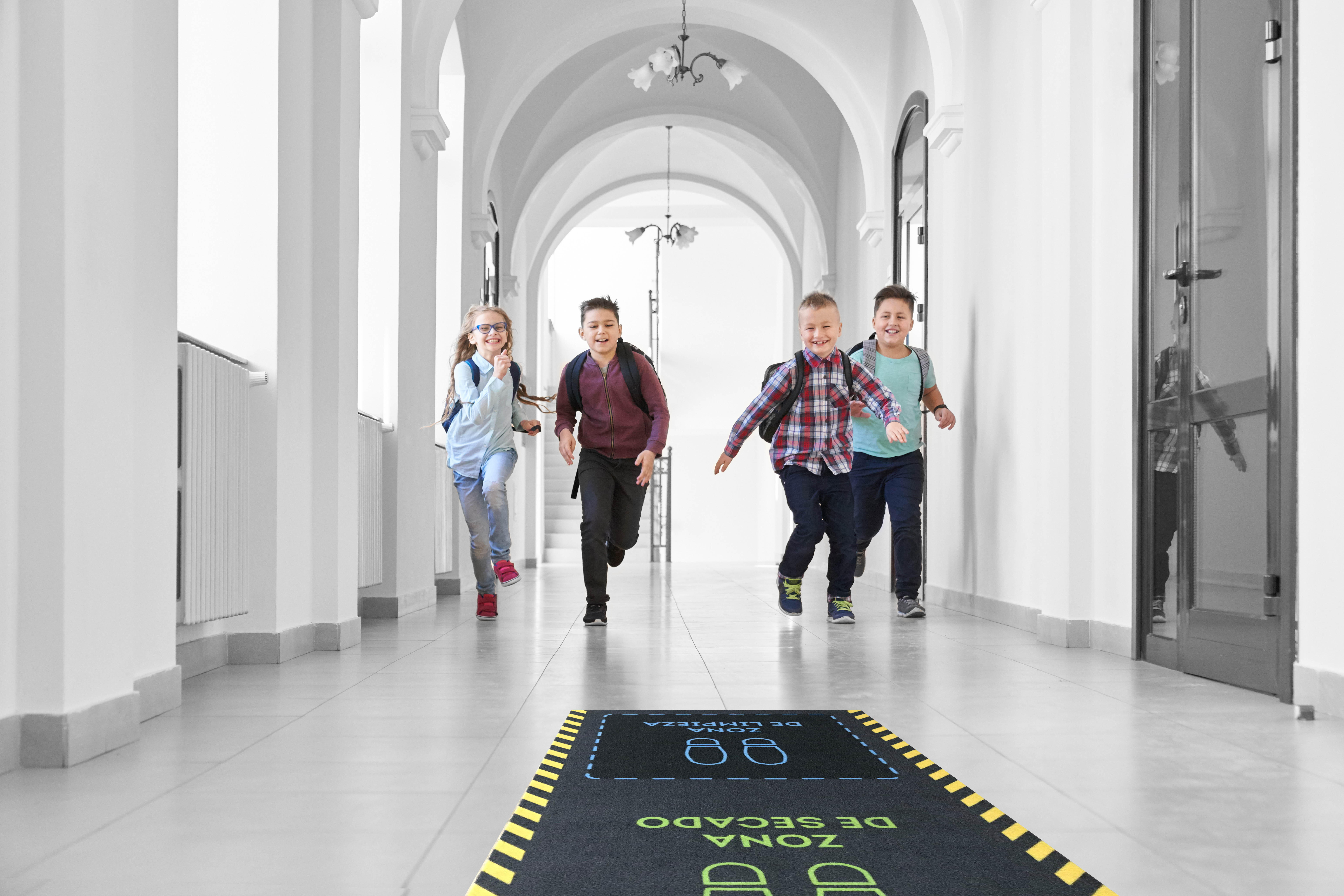 Tapete de entrada LIMPA & SECA DESINFETANTE 65X150CM - 4